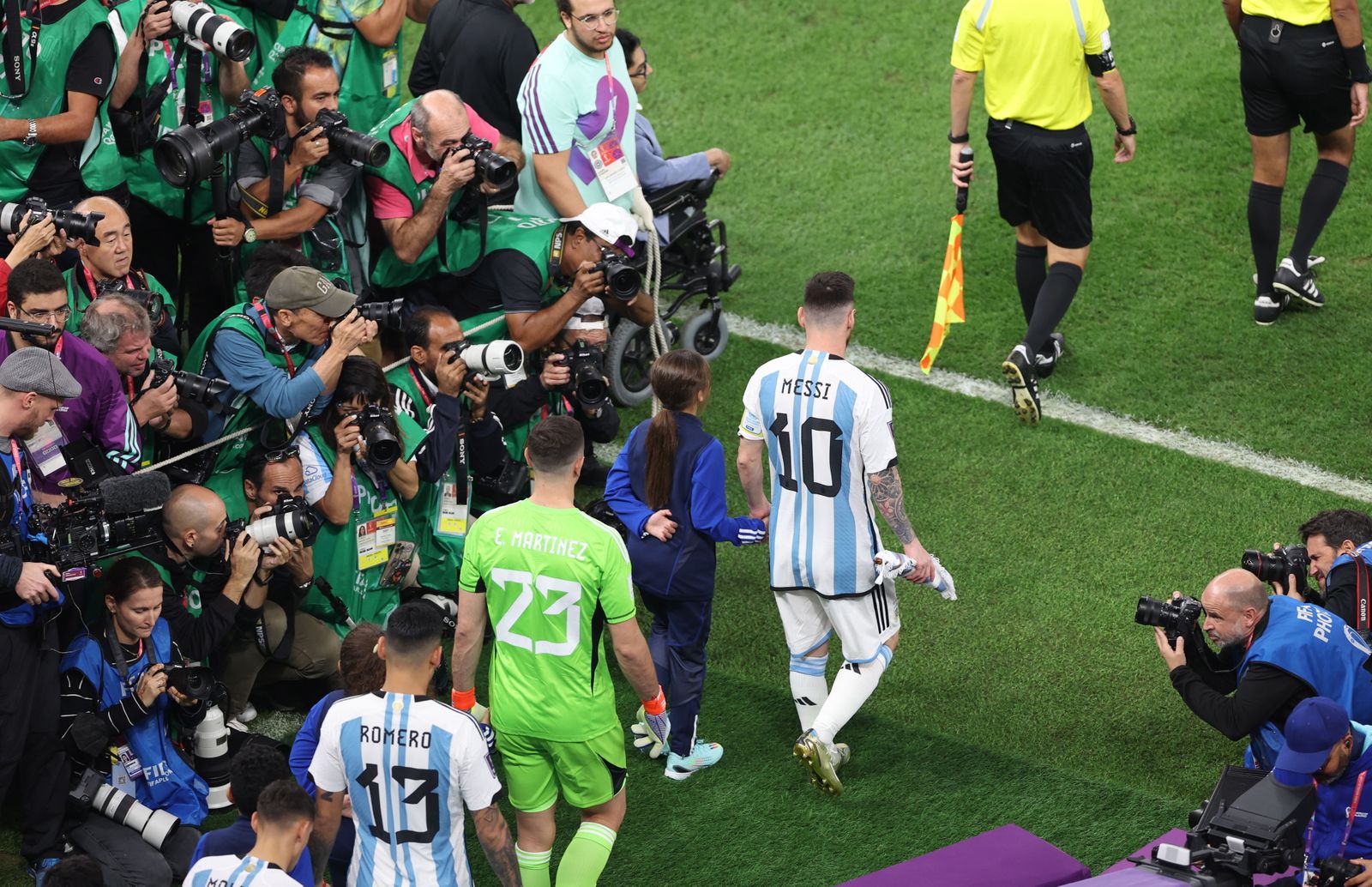 Las fotos de Messi contra Croacia