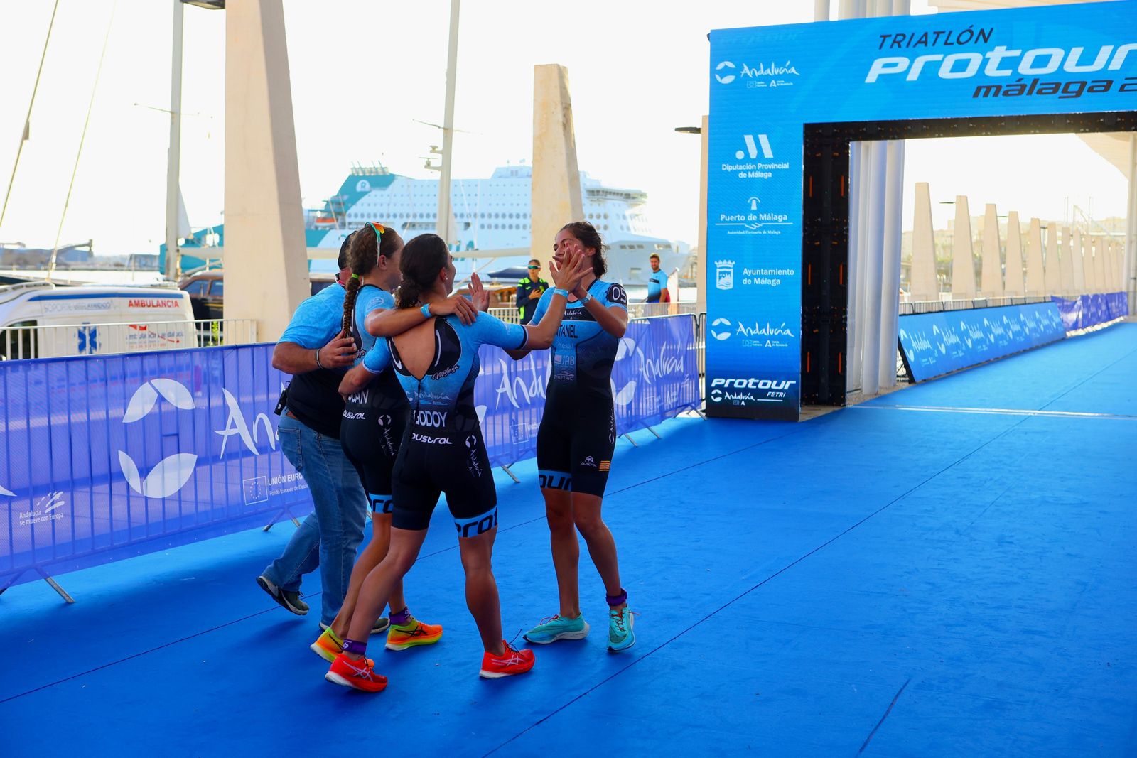 Las imágenes del Test Event de triatlón en Málaga