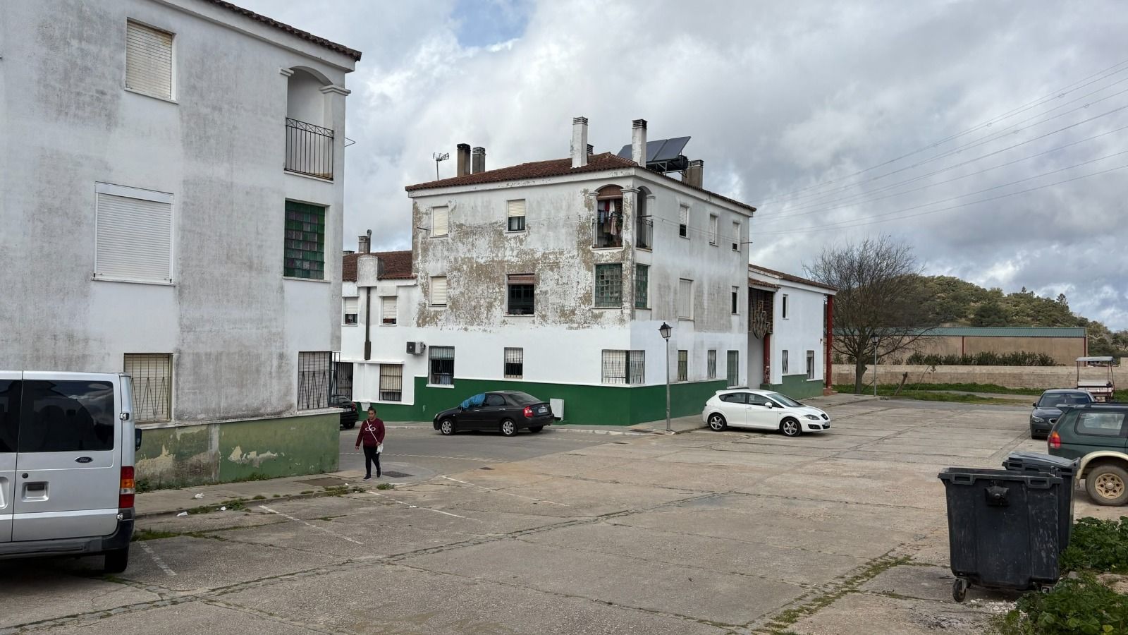 Viviendas de la barriada de las Eritas de Cortegana donde se van a llevar a cabo las actuaciones.