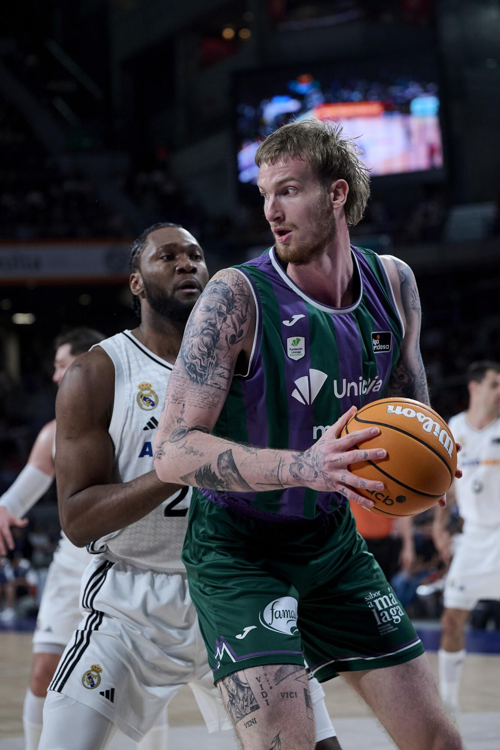 El Real Madrid-Unicaja en fotos