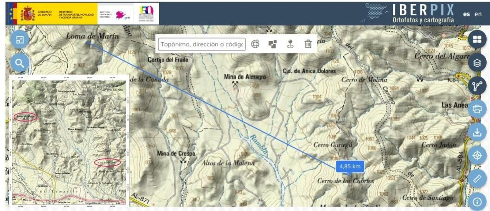 Los terrenos de la inmobiliaria estaban a casi 5 kilómetros de las fincas que se escrituraron