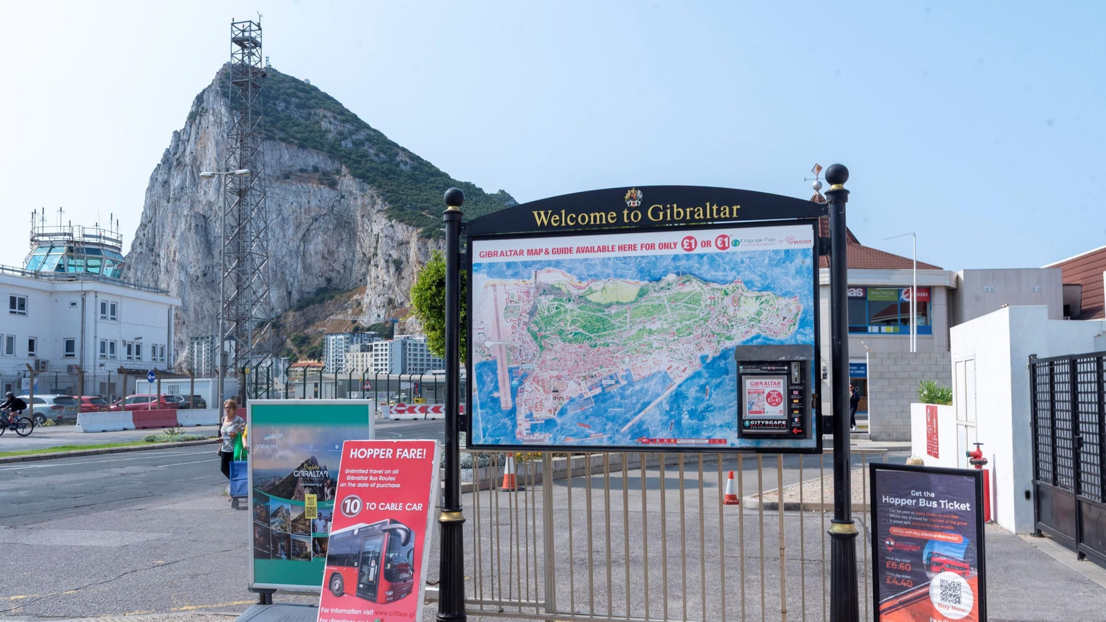 El Peñón de Gibraltar.