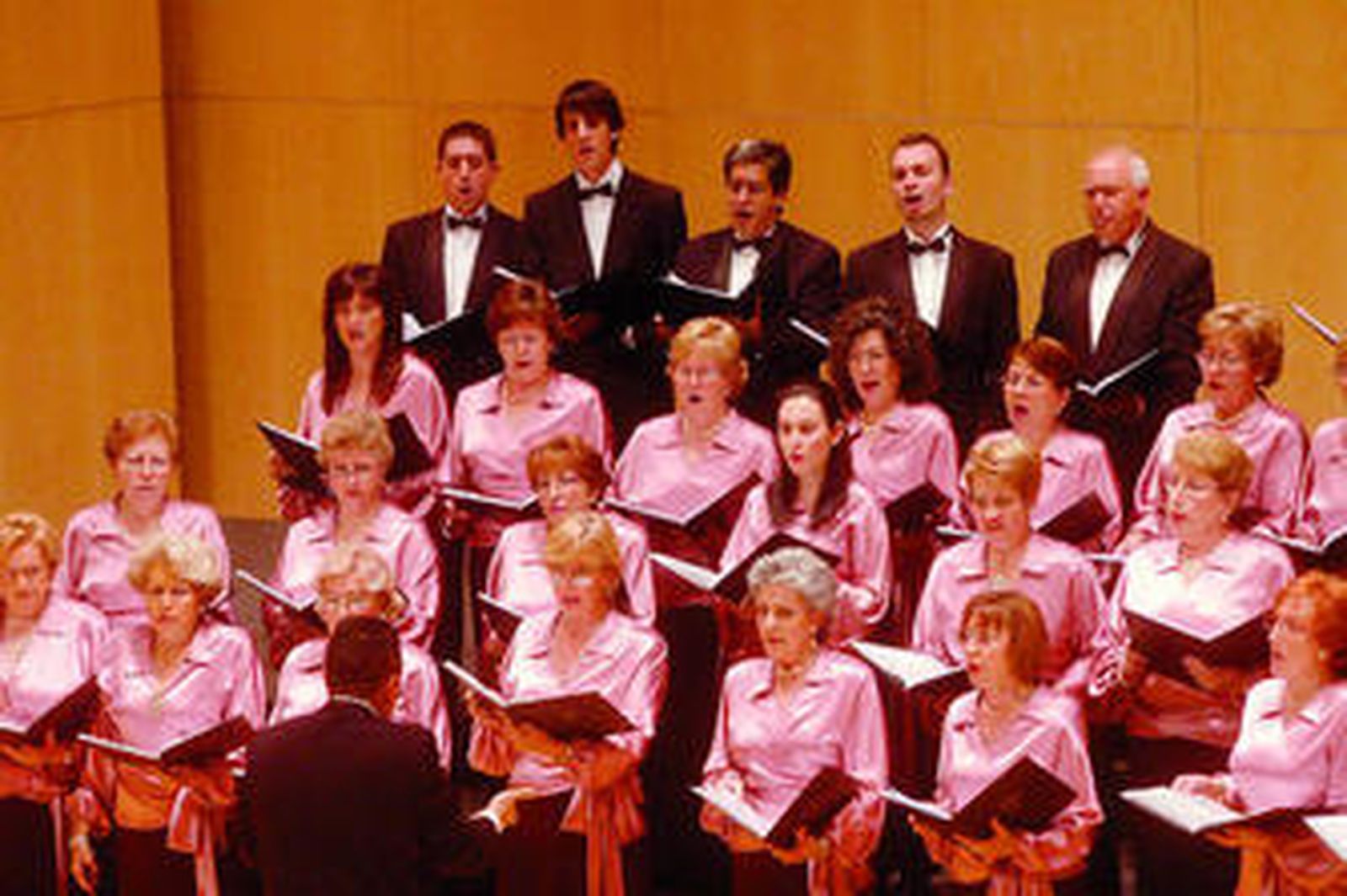 La Coral Virgen del Mar, en una actuación.