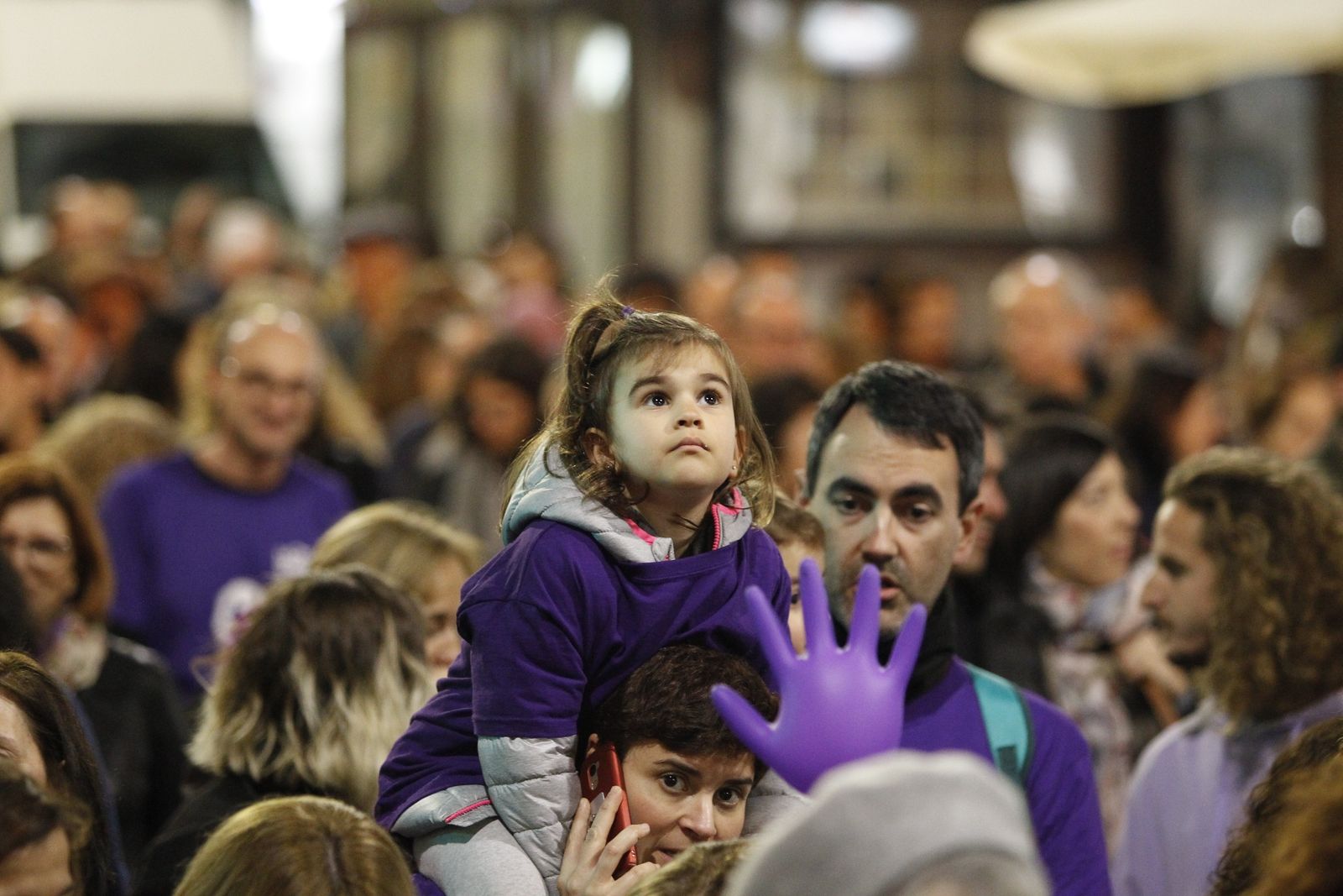Fotogalería manifestación Día Internacional de la Mujer en Almería