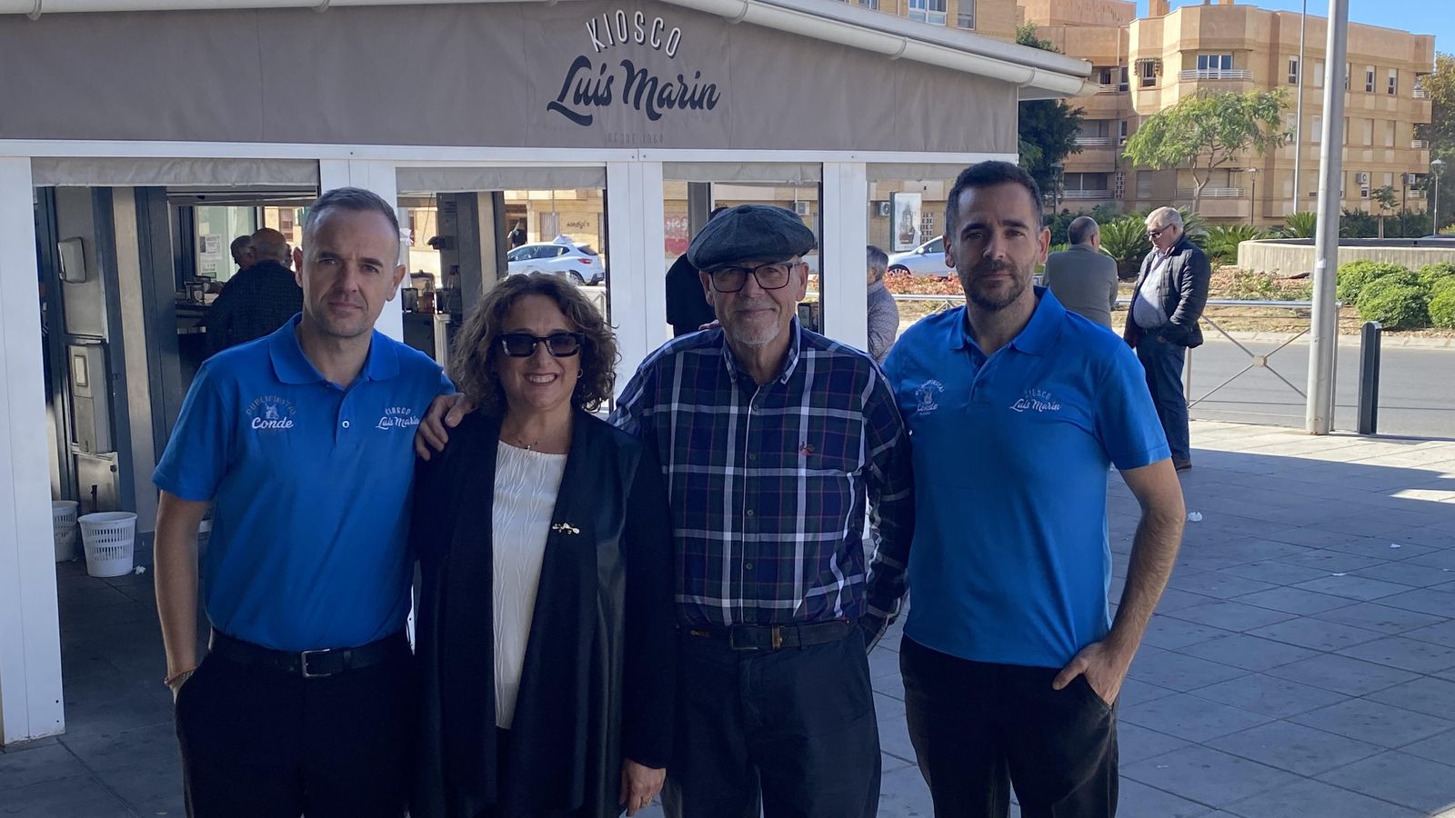 Los gerentes del Kiosco Luis Marín.
