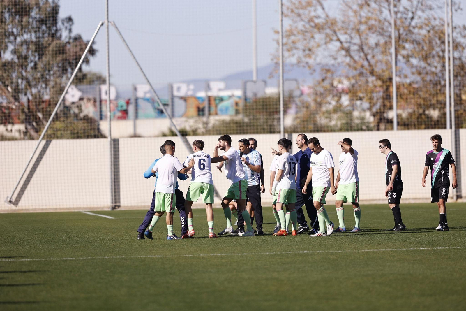 El Málaga CF Genuine se impone a la selección malagueña de influencers