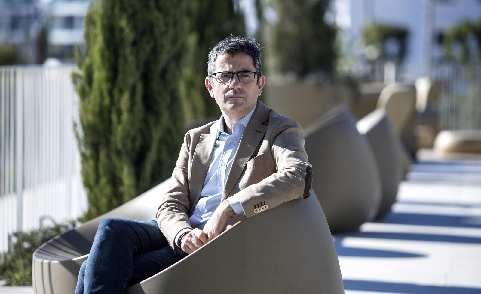 Félix Bolaños tras el Congreso Provincial del PSOE en Málaga.