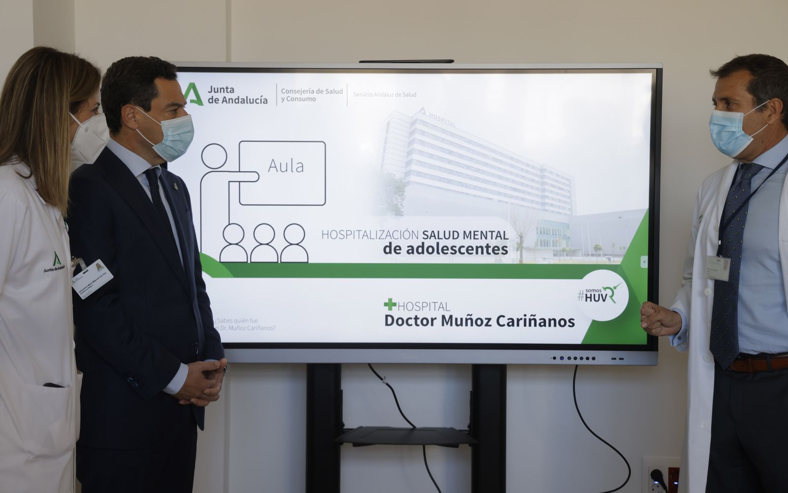 La inauguración del Hospital Doctor Muñoz Cariñanos, en imágenes