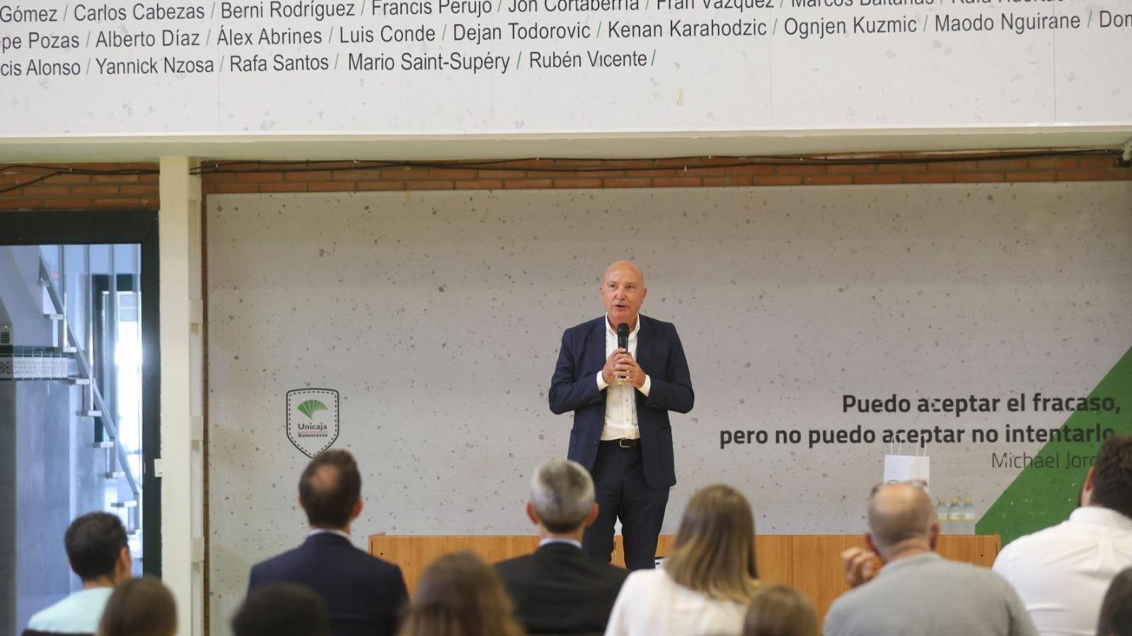 López Nieto, durante la gala