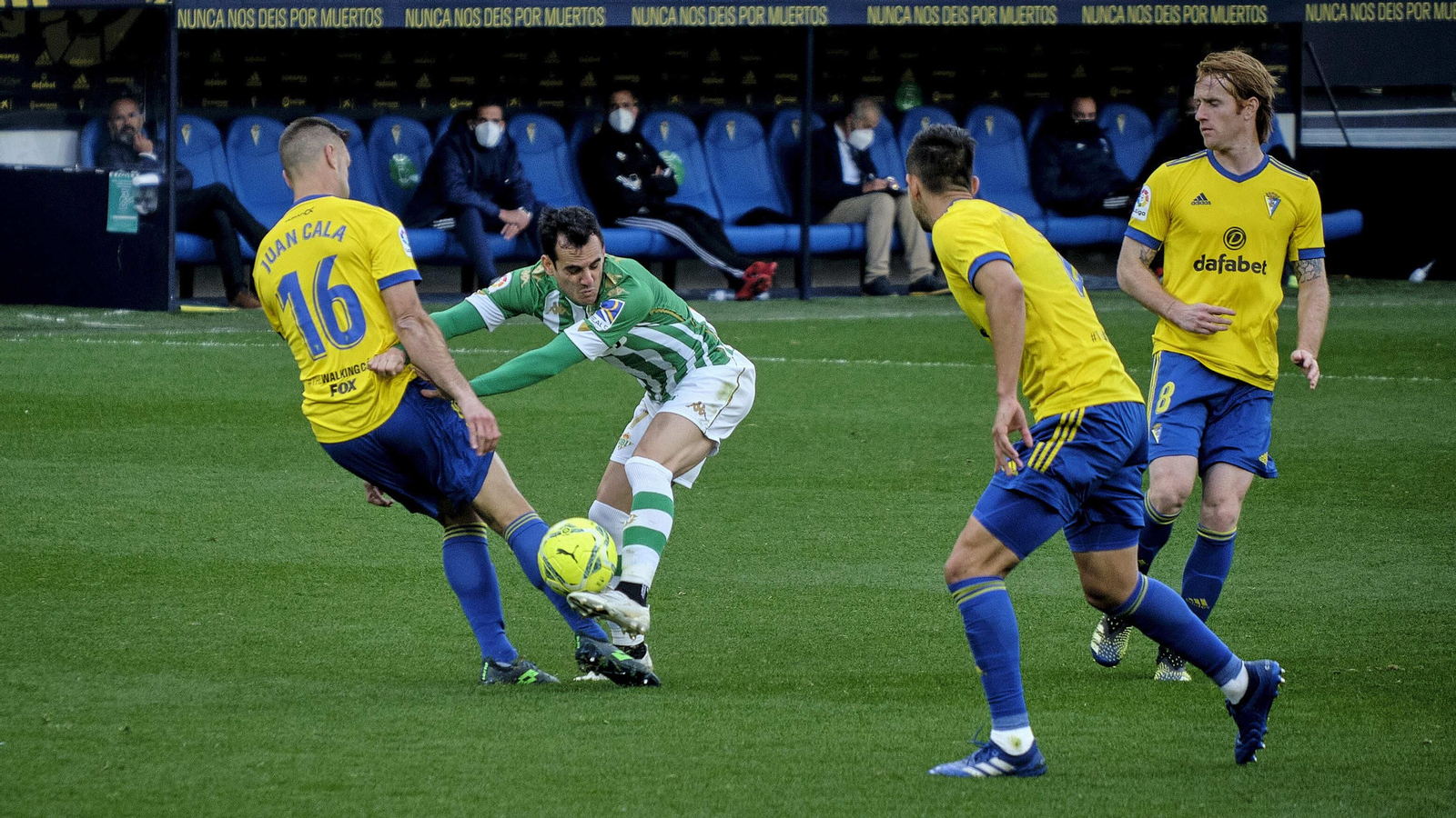 Partido Cádiz CF - Real Betis. Partido Cádiz CF - Real Betis.