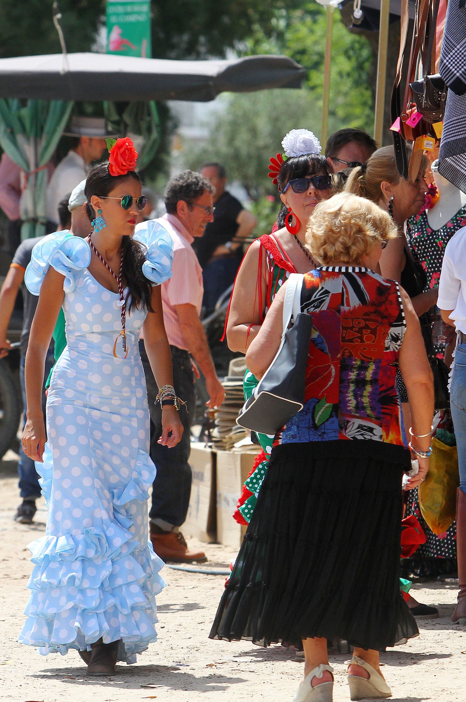 Ambiente en la aldea del Rocío.