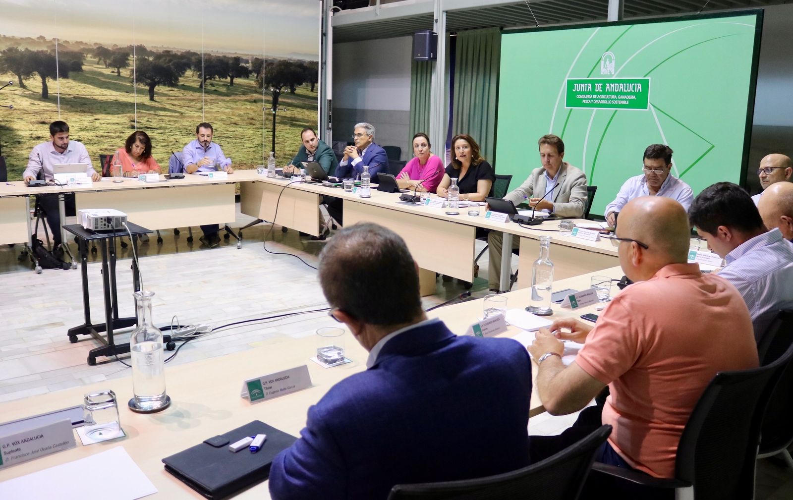 Reunión del grupo de trabajo para el Pacto andaluz por el Agua.