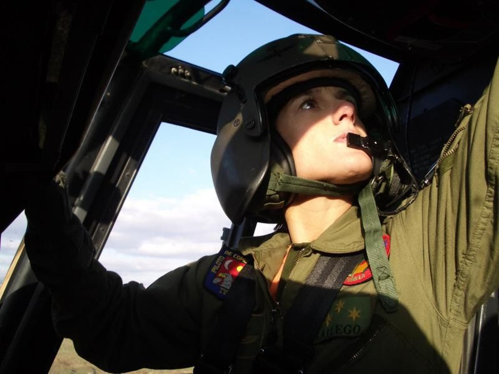 La comandante Gala Gallego.