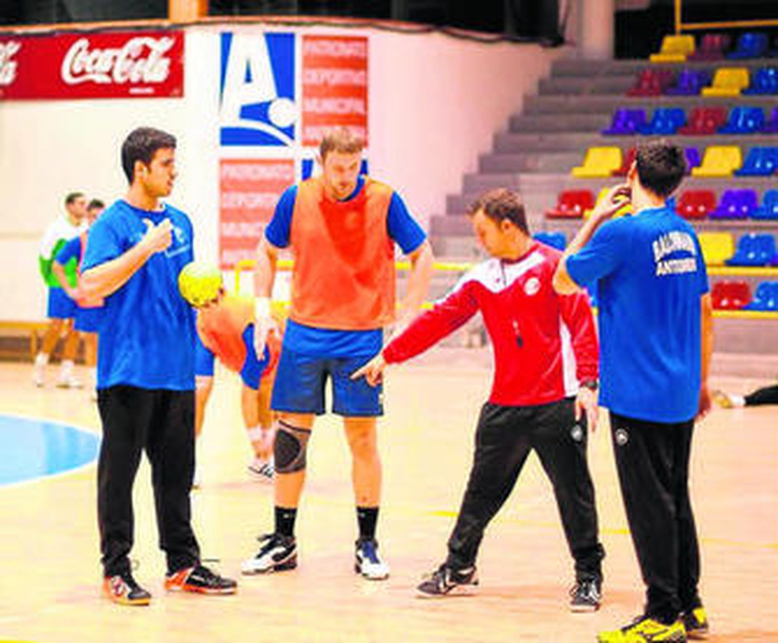 Una imagen del último entrenamiento.