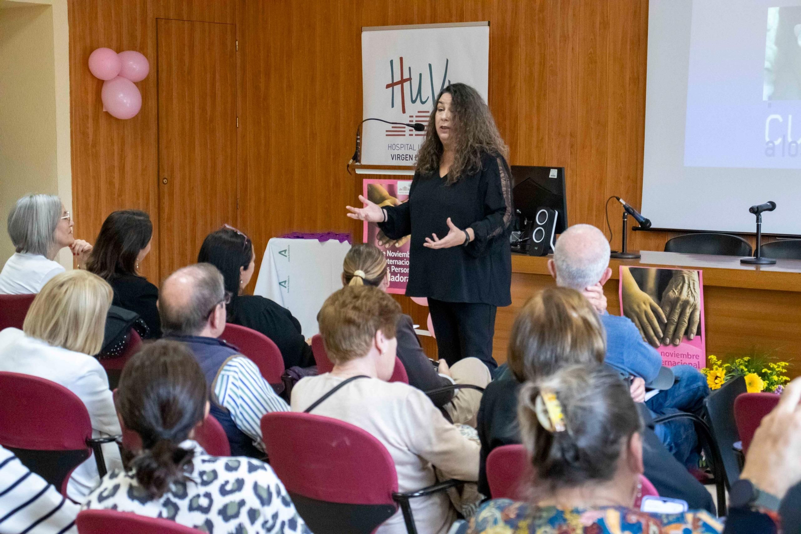 La Señora Escolástica, durante su monólogo