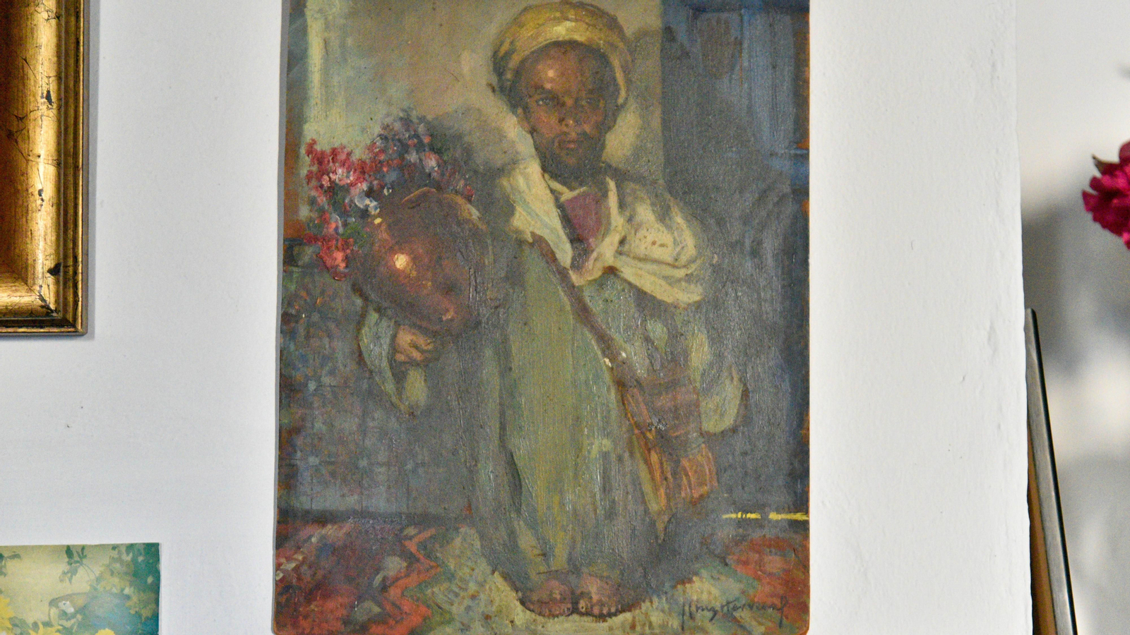 Las fotos del taller y la exposición de José Cruz Herrera y su hija Amparo en san Roque