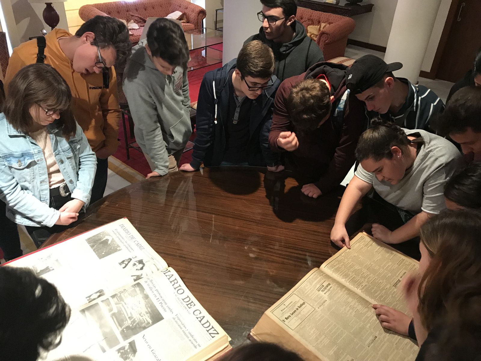 El IES Antonio Muro de Puerto Real visita Diario de Cádiz