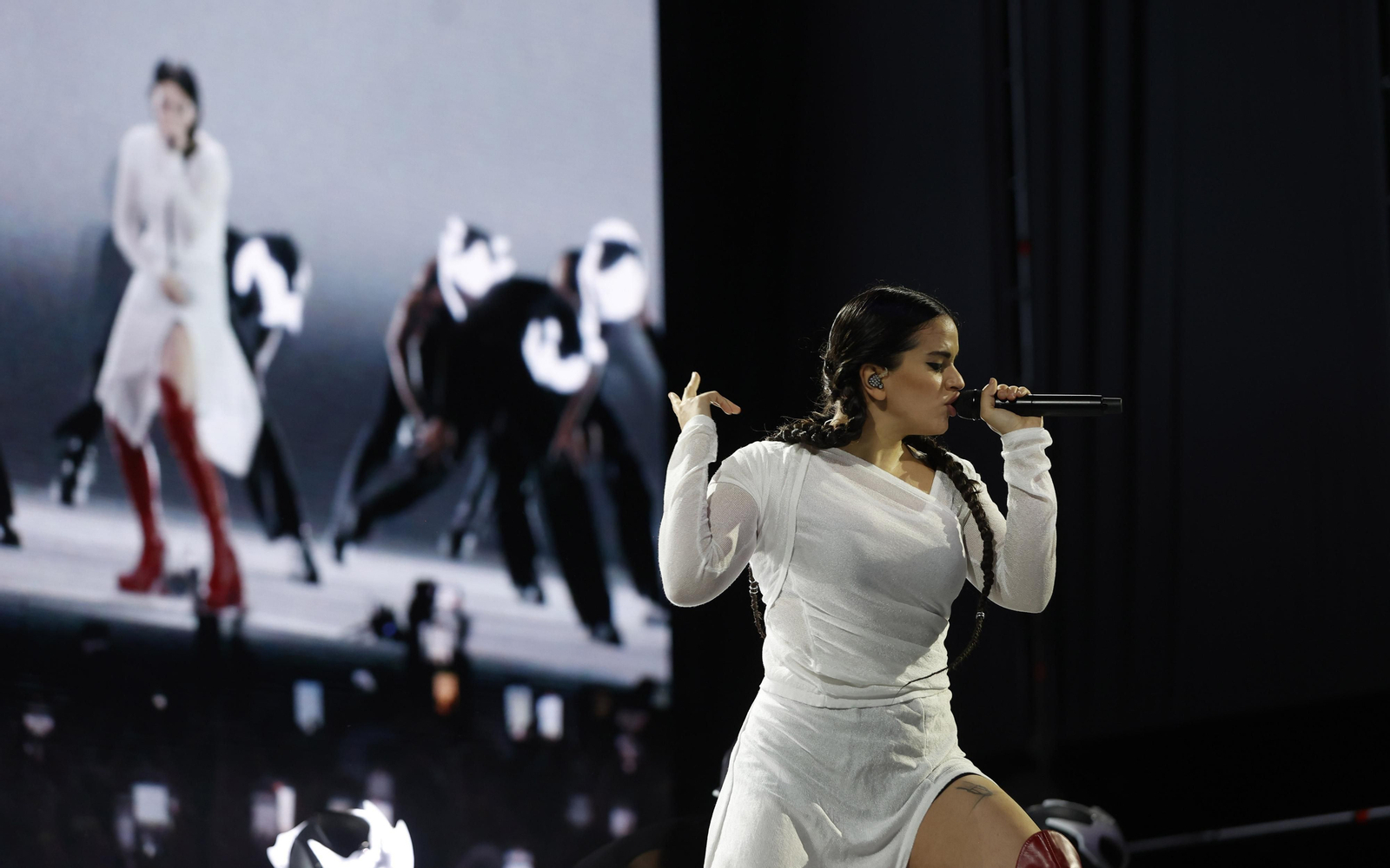 Las Imágenes del concierto de Rosalía