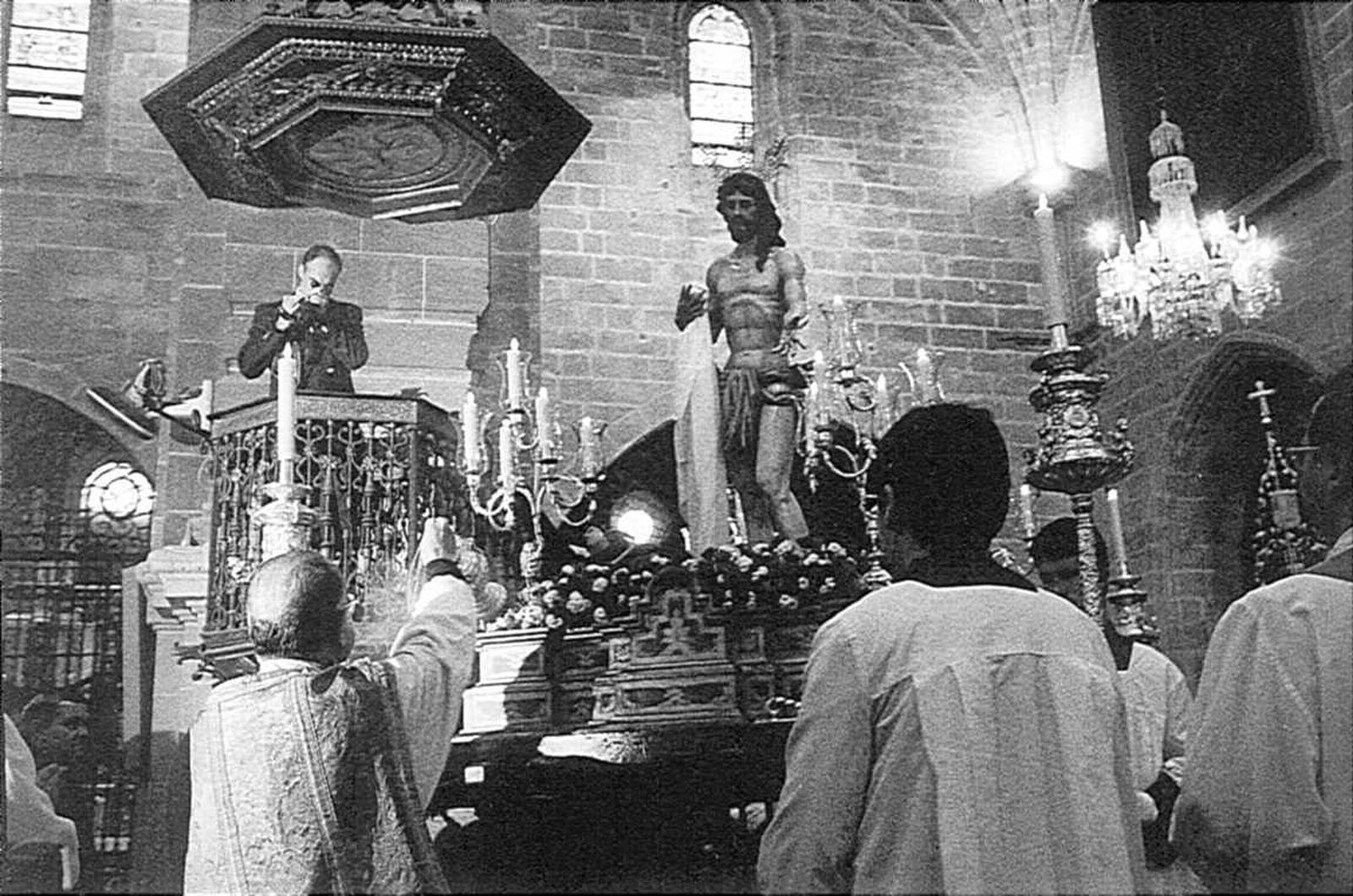 Una imagen de la bendición de la imagen, el 25 de enero de 1998.