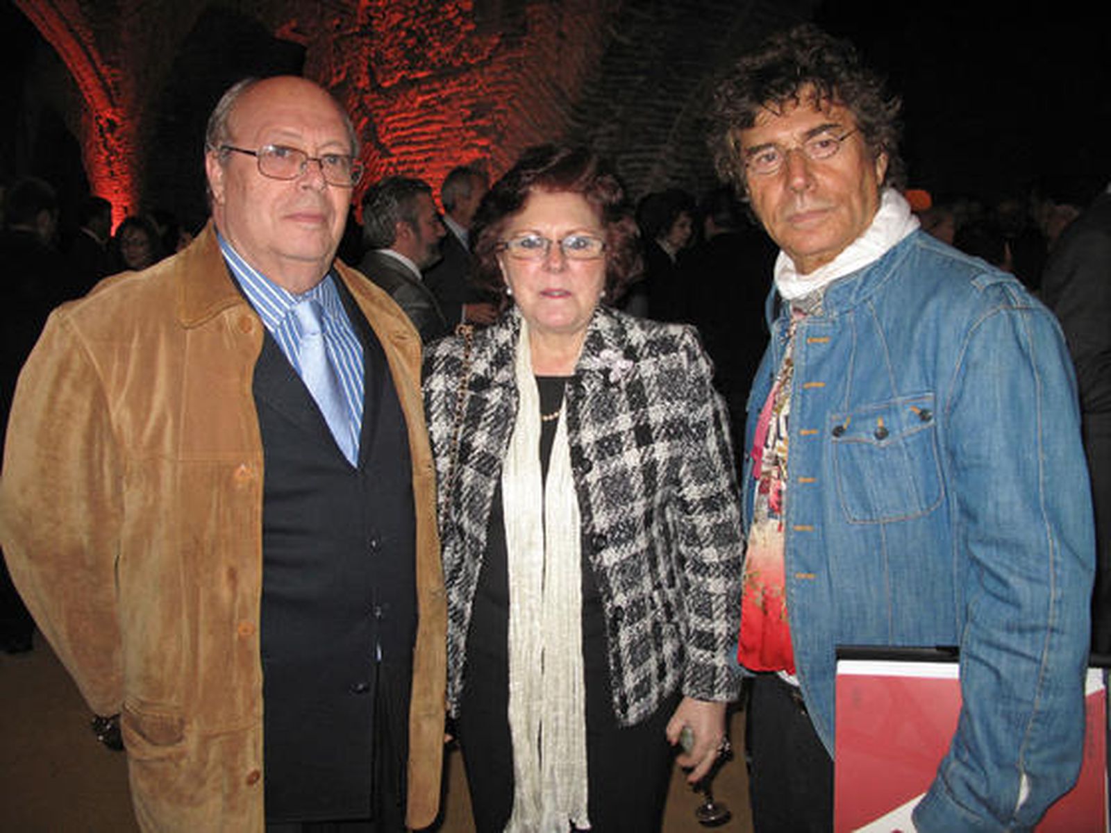 Luis Carlos Peris, Carmen Florido y Jesús Quintero. / Victoria Ramírez