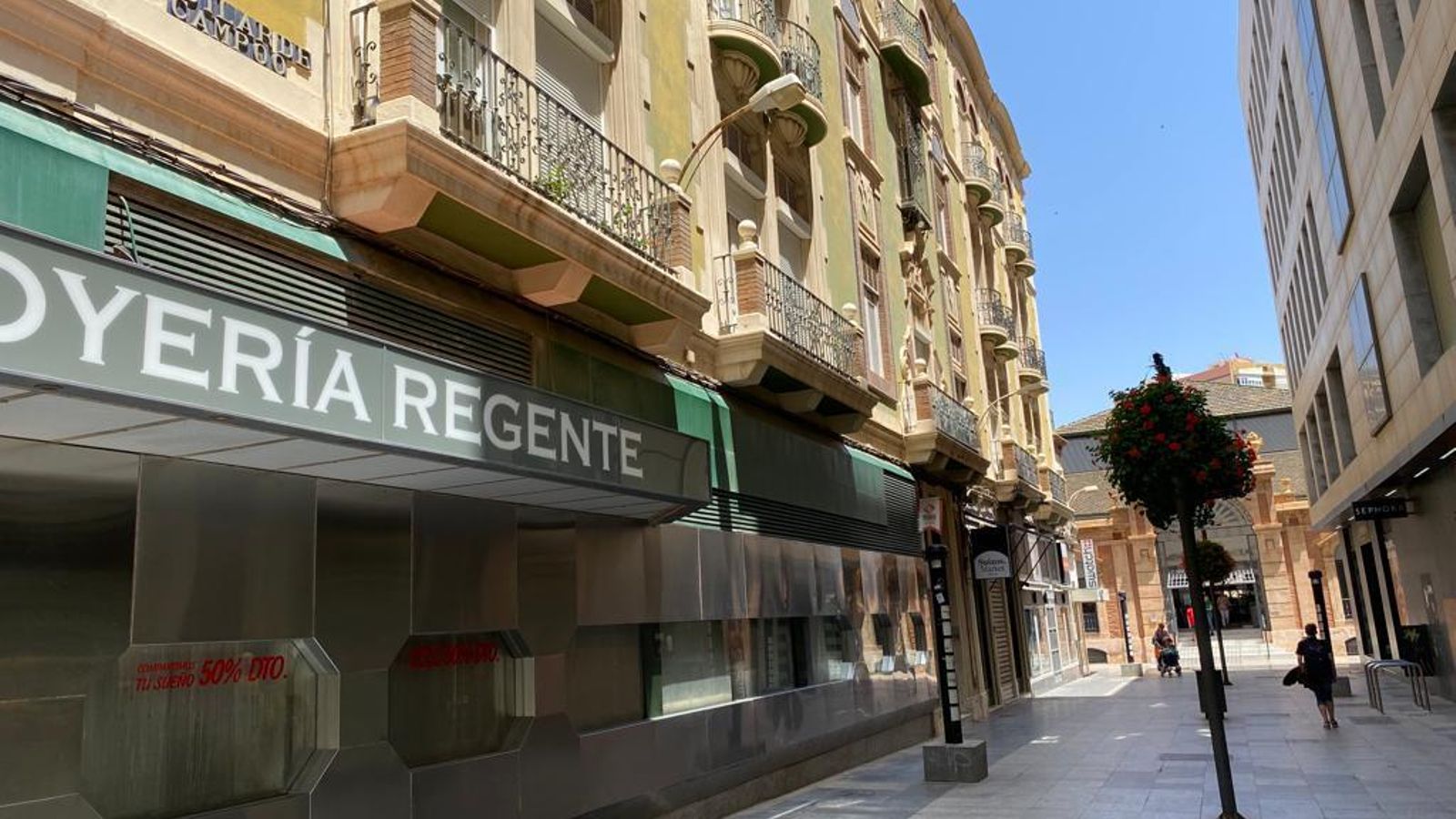 Otro modelo de señalética de calles en Almería