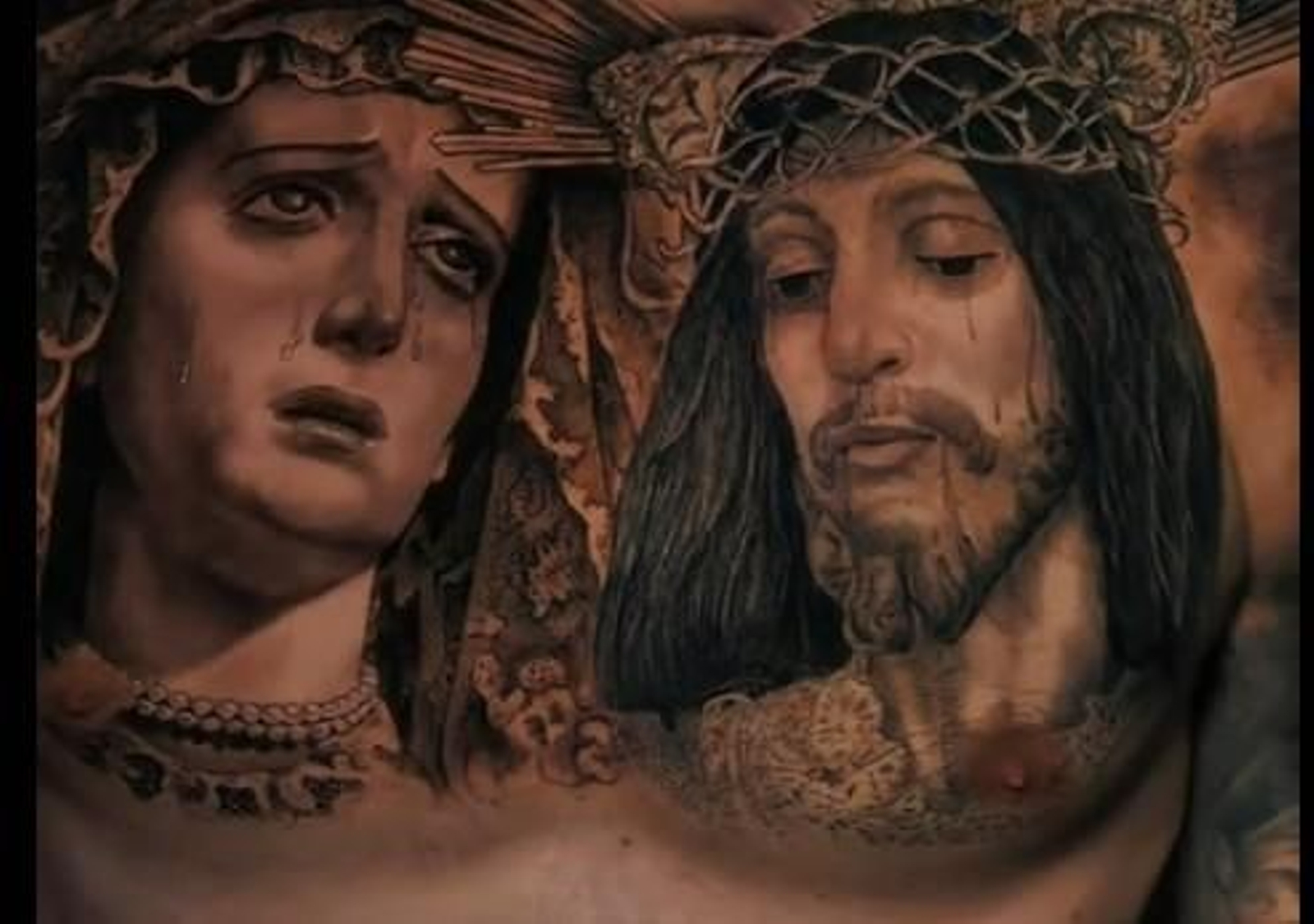El tatuaje realista del Nazareno de Cádiz