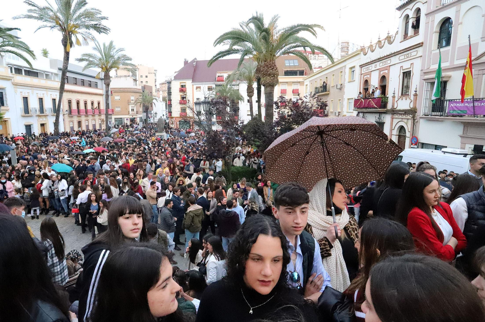Imágenes de Pasión en su procesión por Huelva
