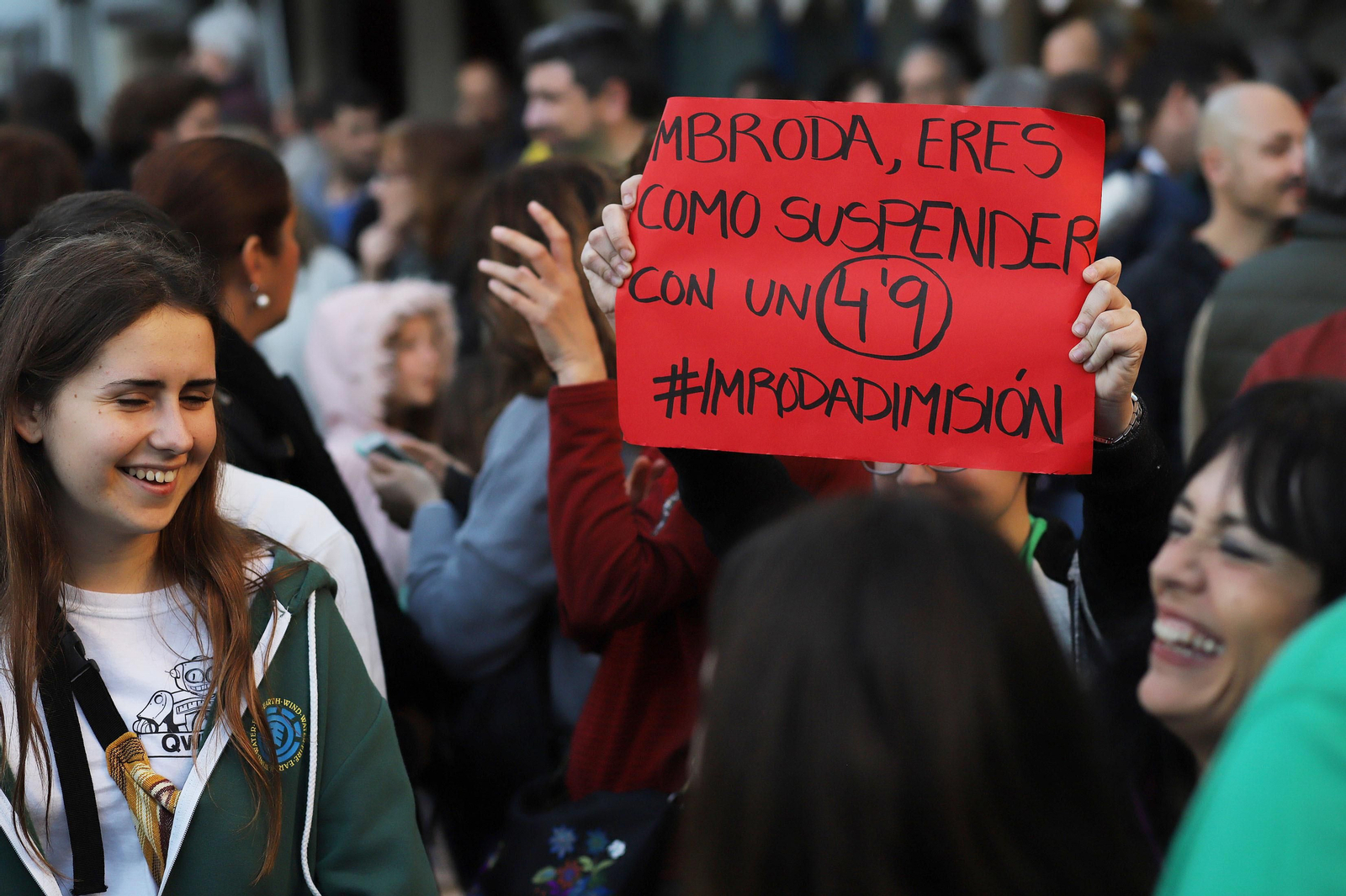 Protestas en Jerez contra el nuevo decreto de escolarización