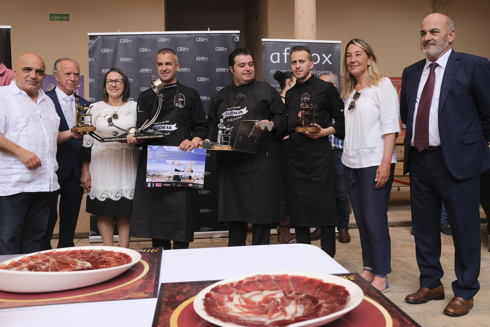 Concurso nacional de cortadores de jamón de Ronda, en fotos.
