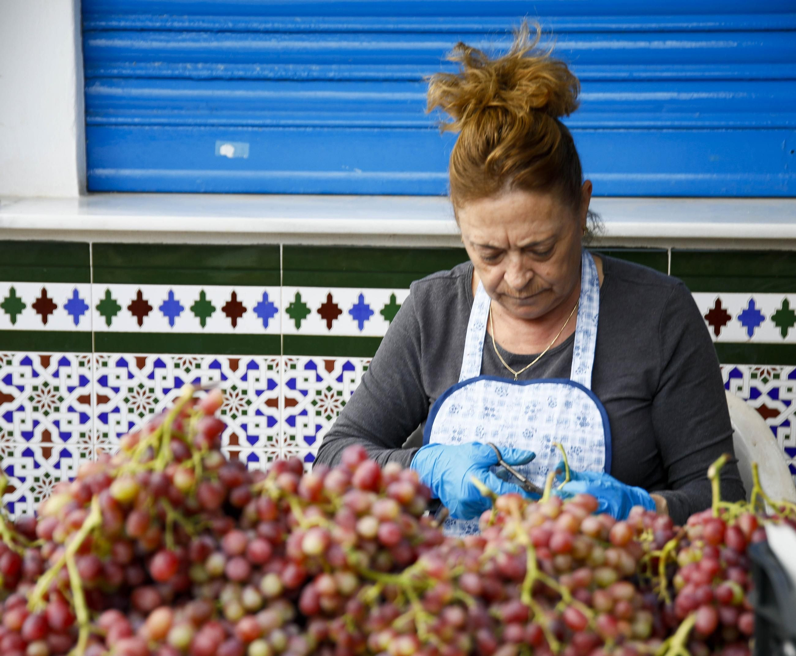 La tradicional faena de la uva de Canjayar, en imágenes