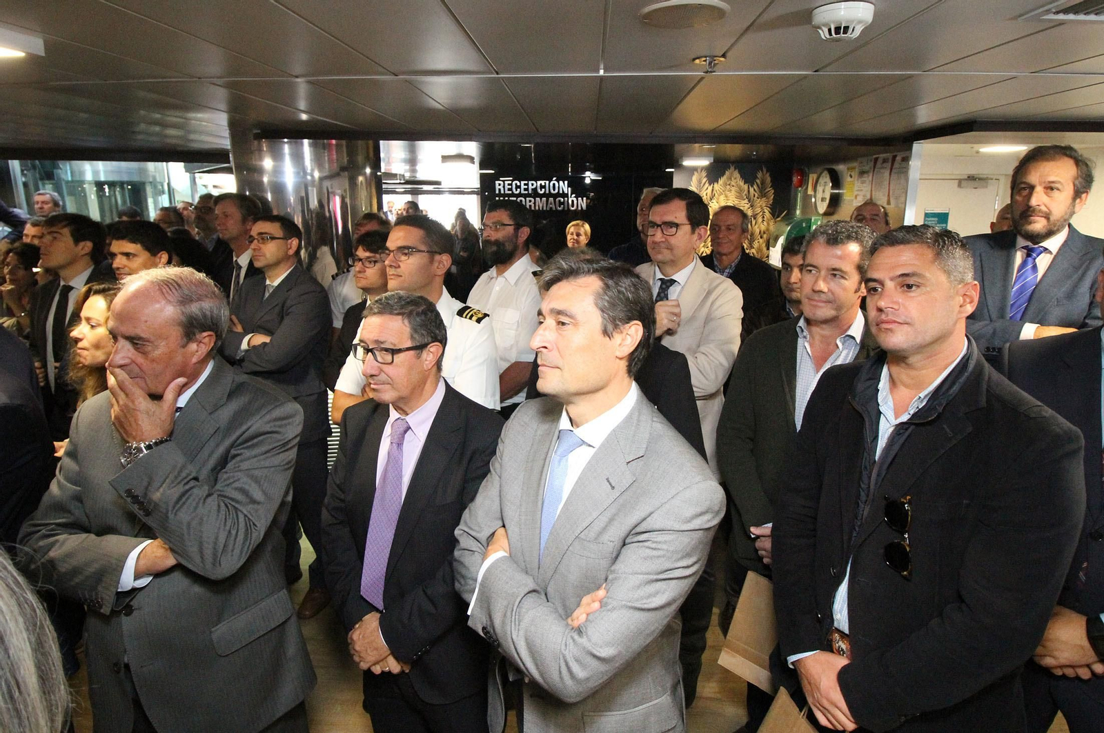 Balearia,  Fred Olsen y el Puerto de Huelva presentan la nueva línea entre Huelva y Canarias, en imágenes