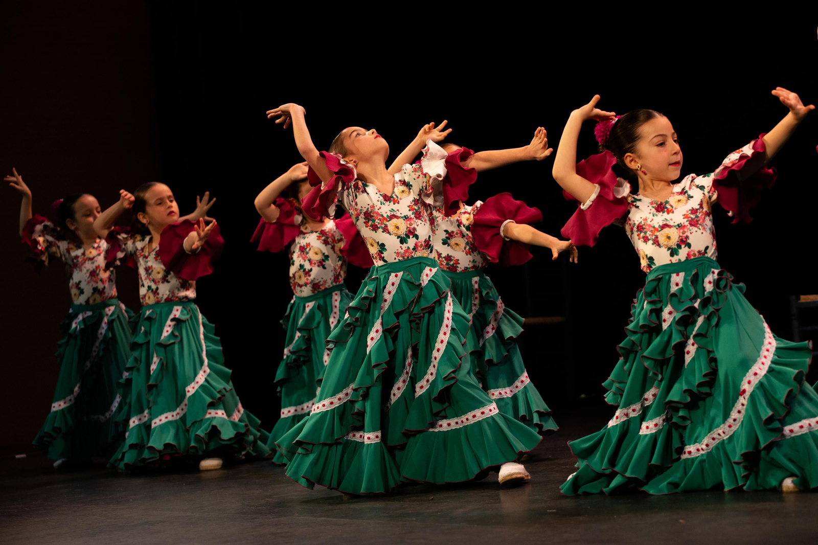Uno de los grupos participantes en el Concurso de Tanguillos.