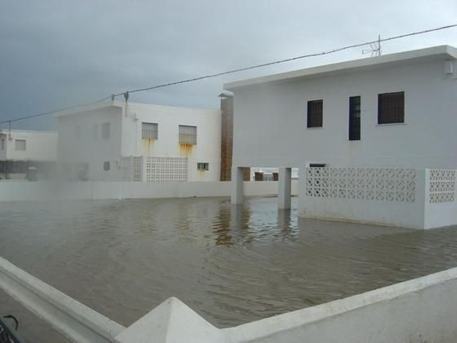 Efectos del temporal en Islantilla.