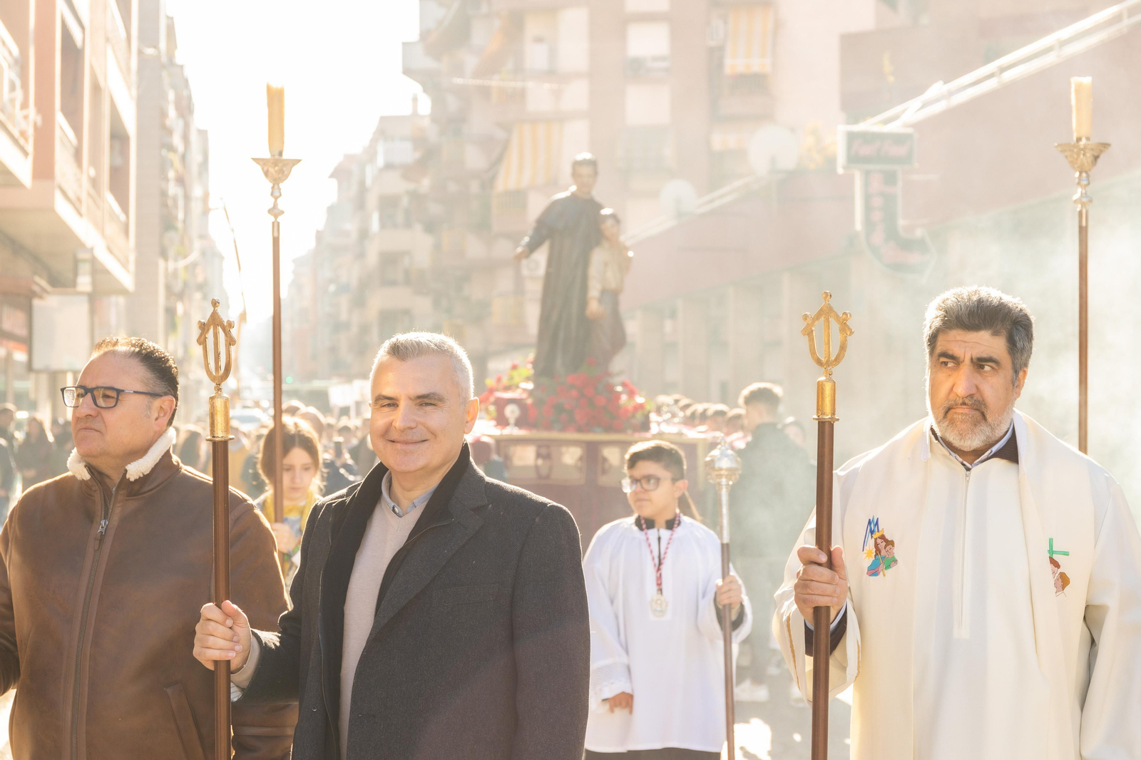 Precesión e inauguración calle 'Salesianos'