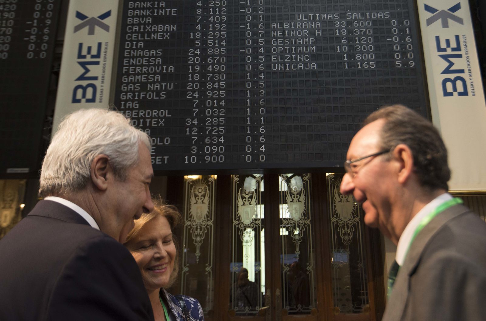 La salida a Bolsa de Unicaja Banco en imágenes