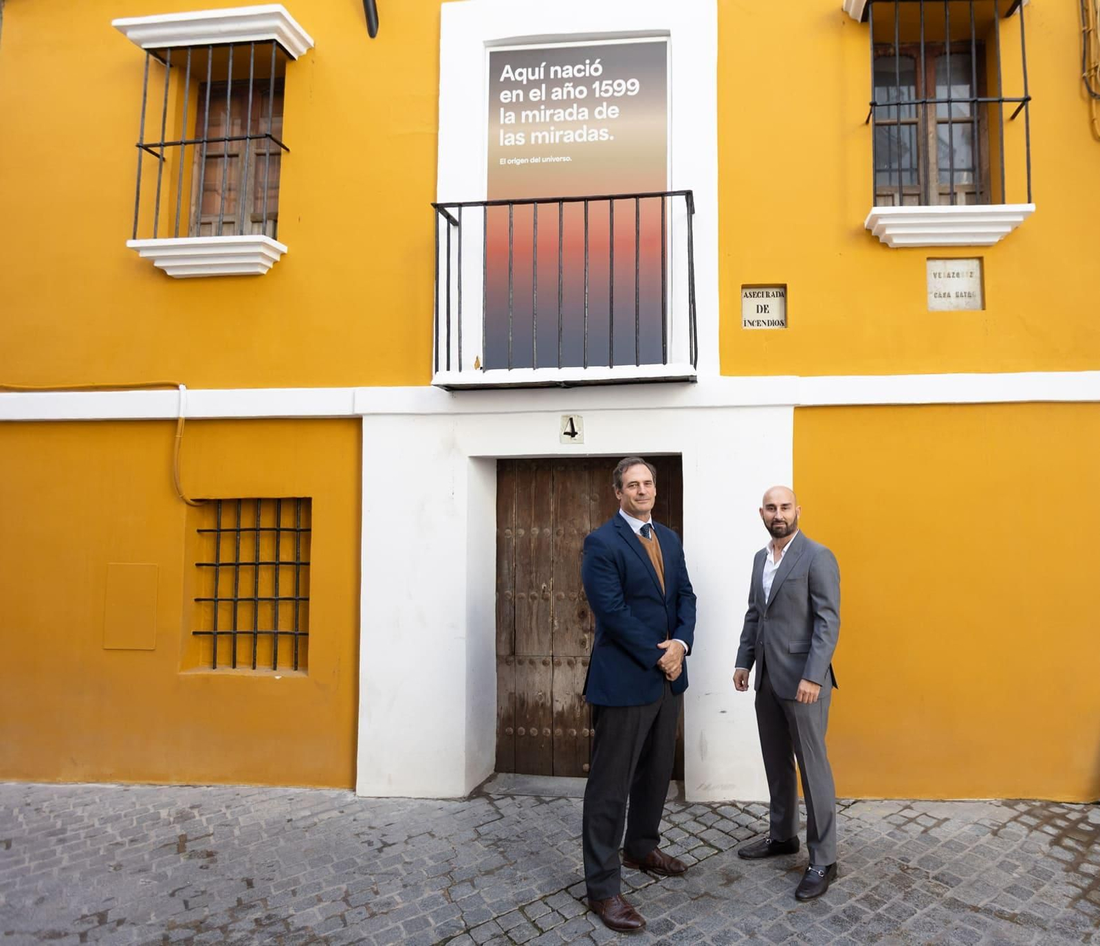 Nicolás Álvarez-Cervera (consejero delegado de AZZ Hoteles) y Enrique Pareja de la Cueva (CEO Casa Natal Velázquez y Fundación Casa Natal Velázquez)