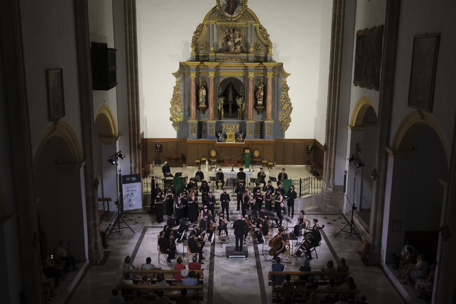 Fotogalería concierto Orquesta Ciudad de Almería y la Coral Aeonium Ensemble. Festival de Música Renacentista y Barroca de Vélez Blanco 2021.