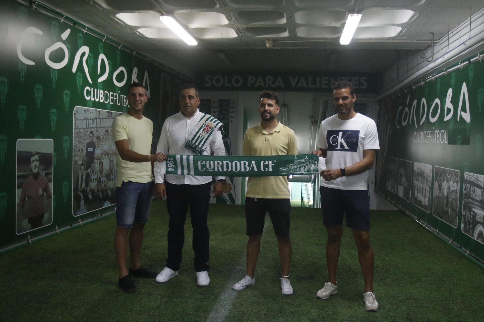 La presentación de Germán Crespo como entrenador del Córdoba CF, en imágenes