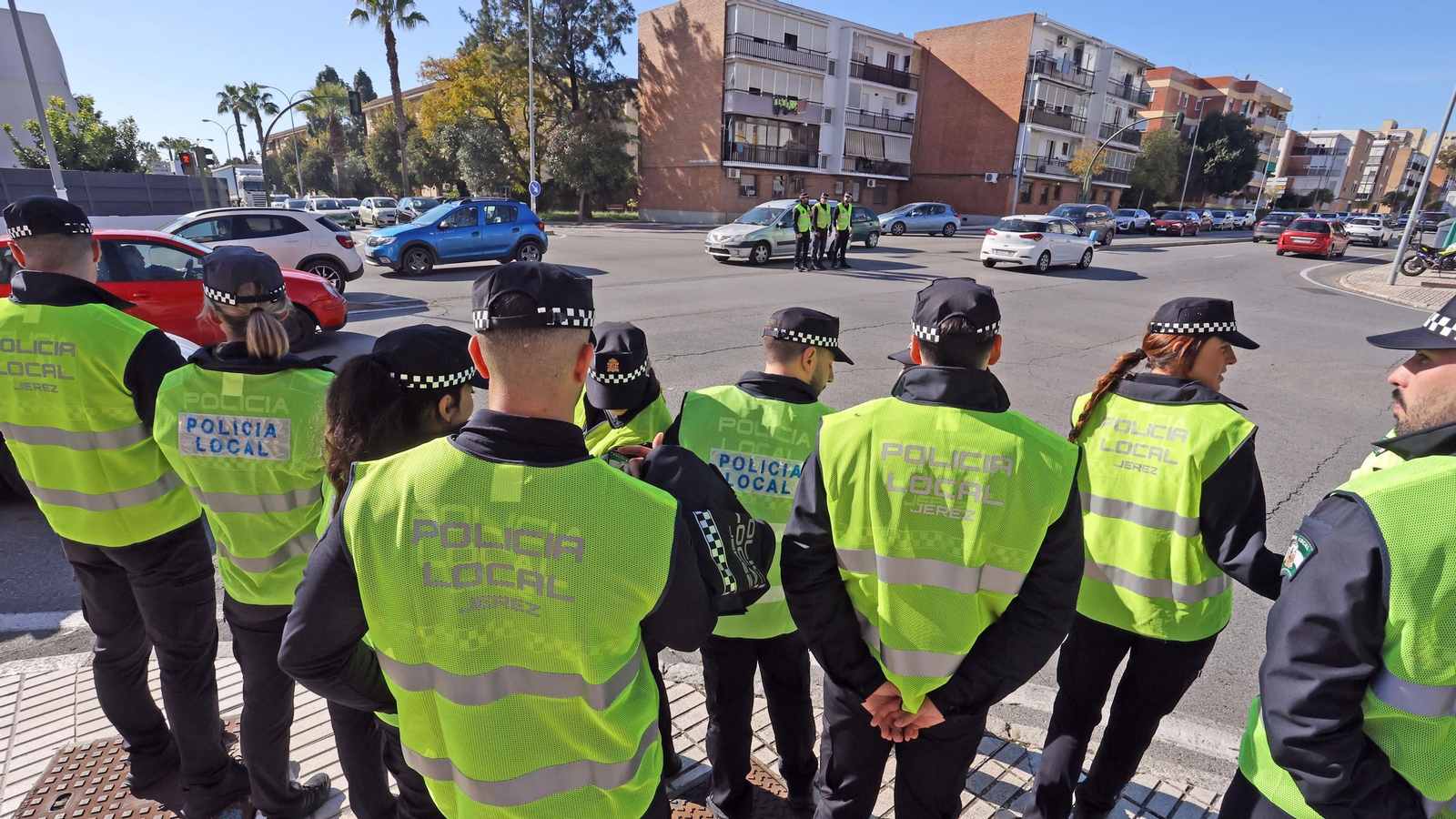 Así practican los nuevos Policias Locales de Jerez