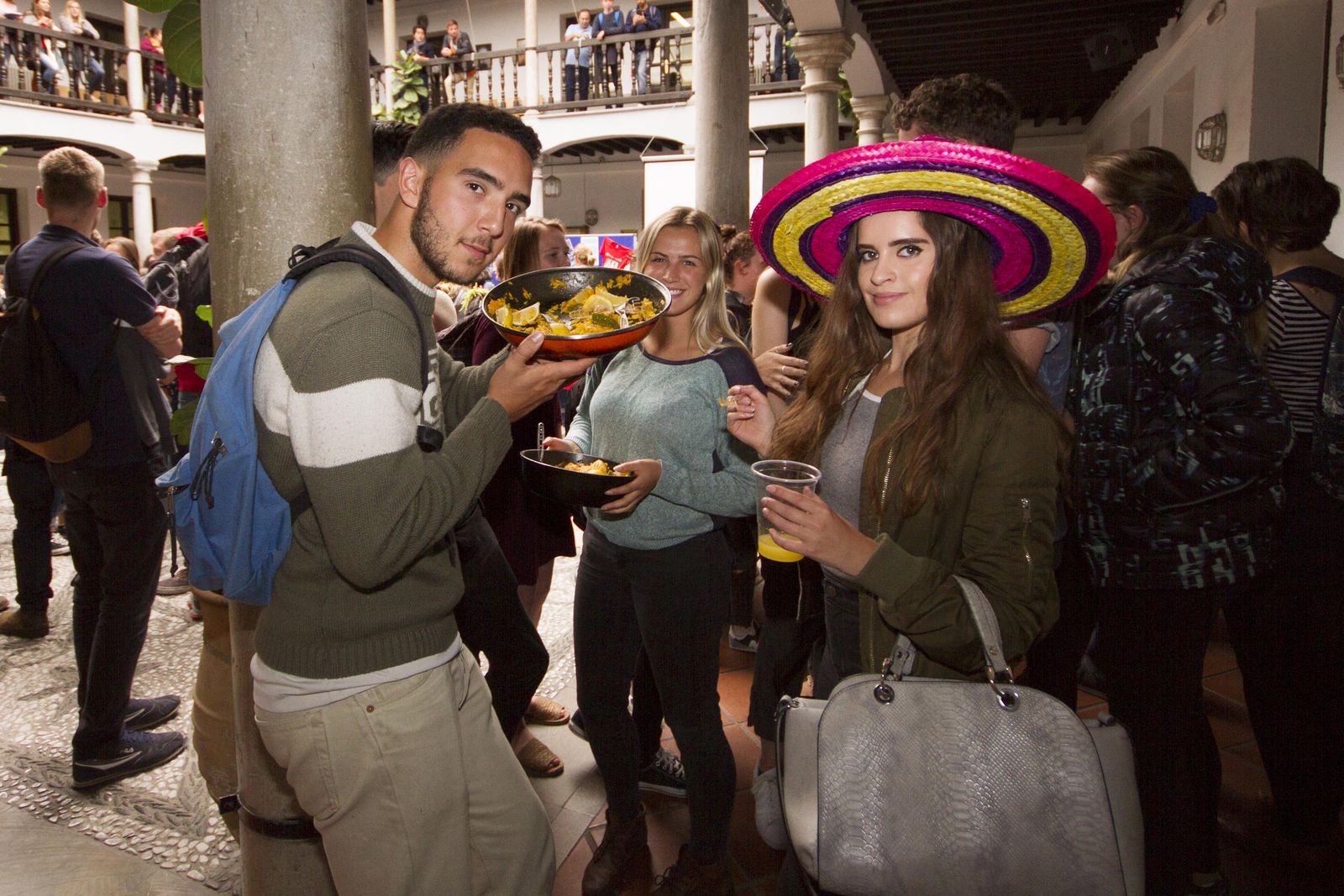 Estudiantes en el CLM.