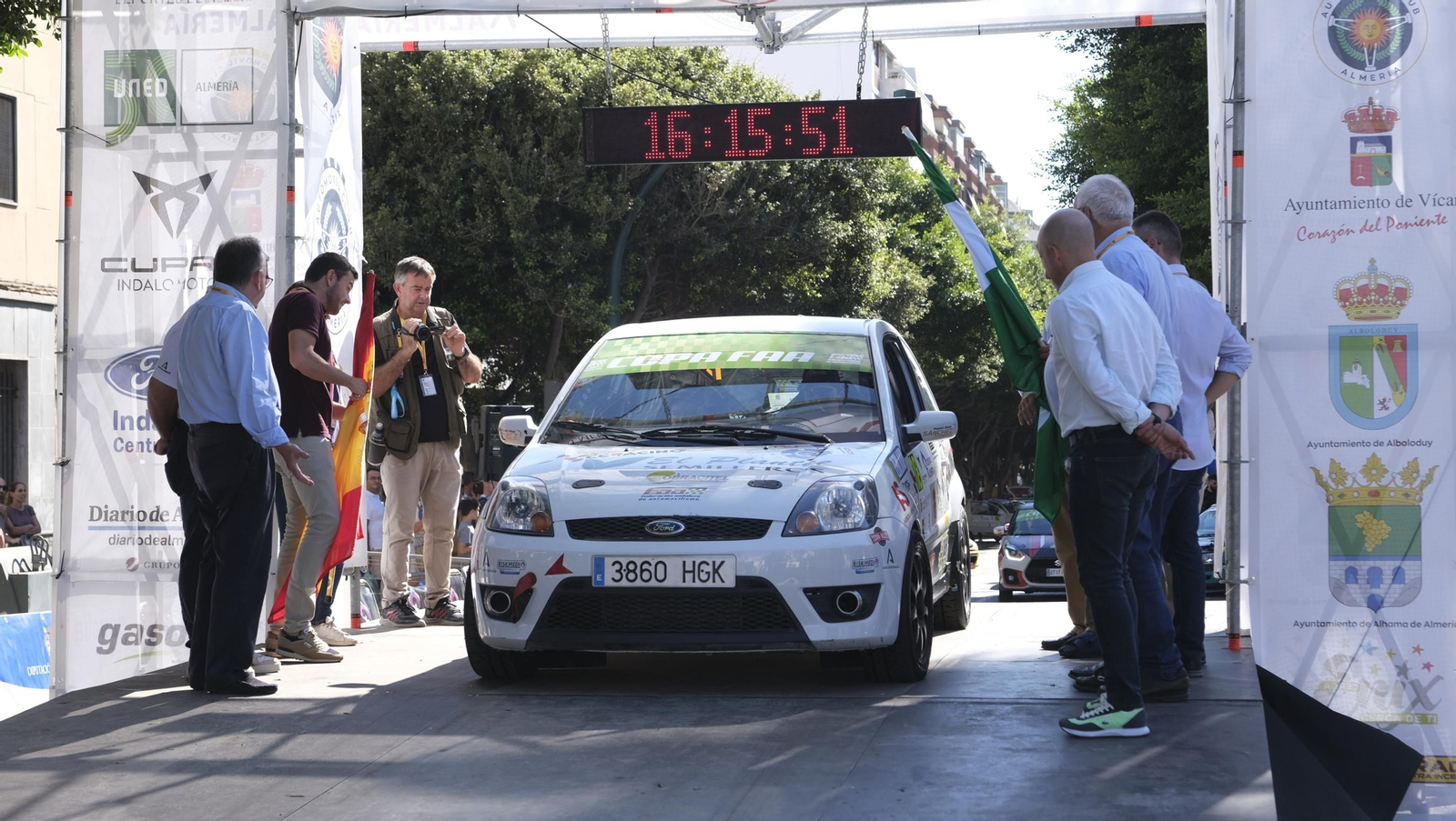 Imágenes de la salida del Rallye Costa de Almería