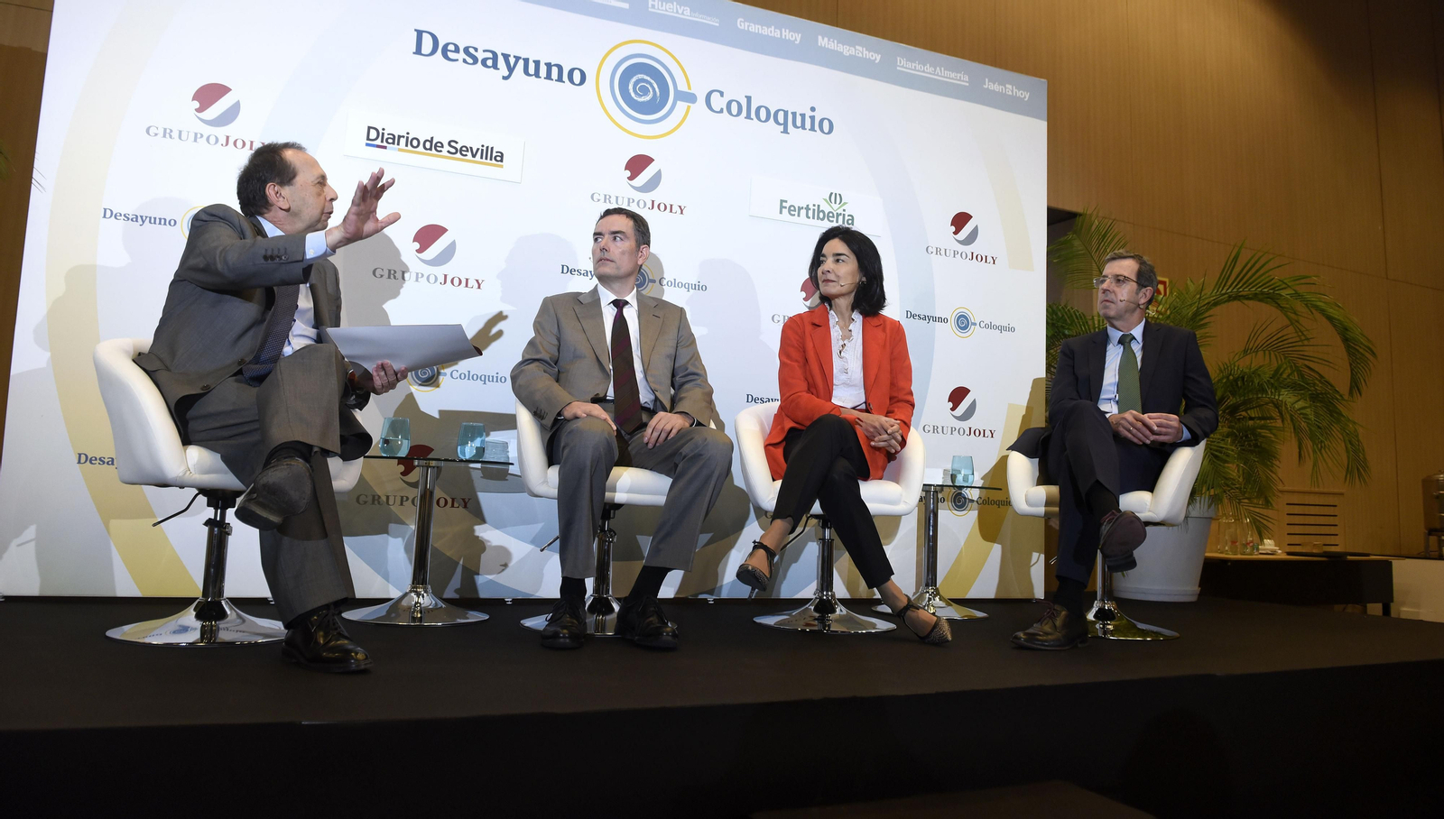 José Ántonio Carrizosa, Jaume Mas, Carmen Ponce y Alfredo Segura