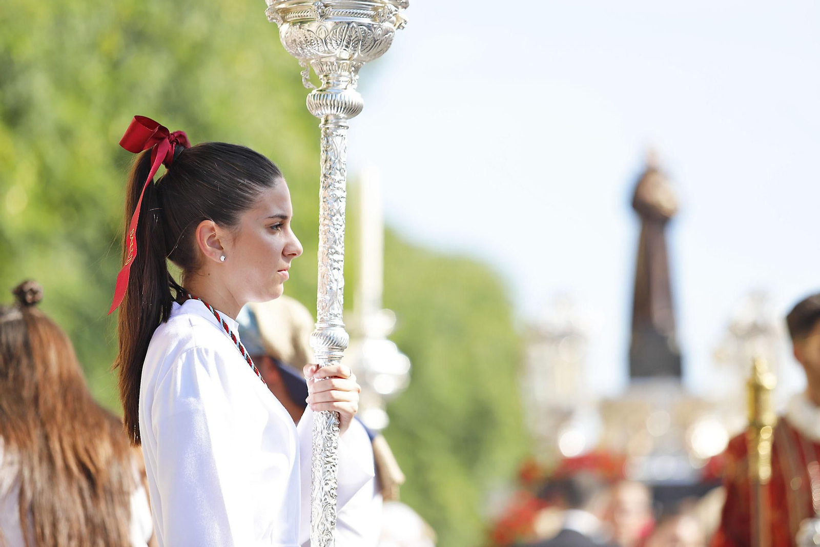 Imágenes de la procesión de San Francisco de Asís por las calles de Pérez Cubillas