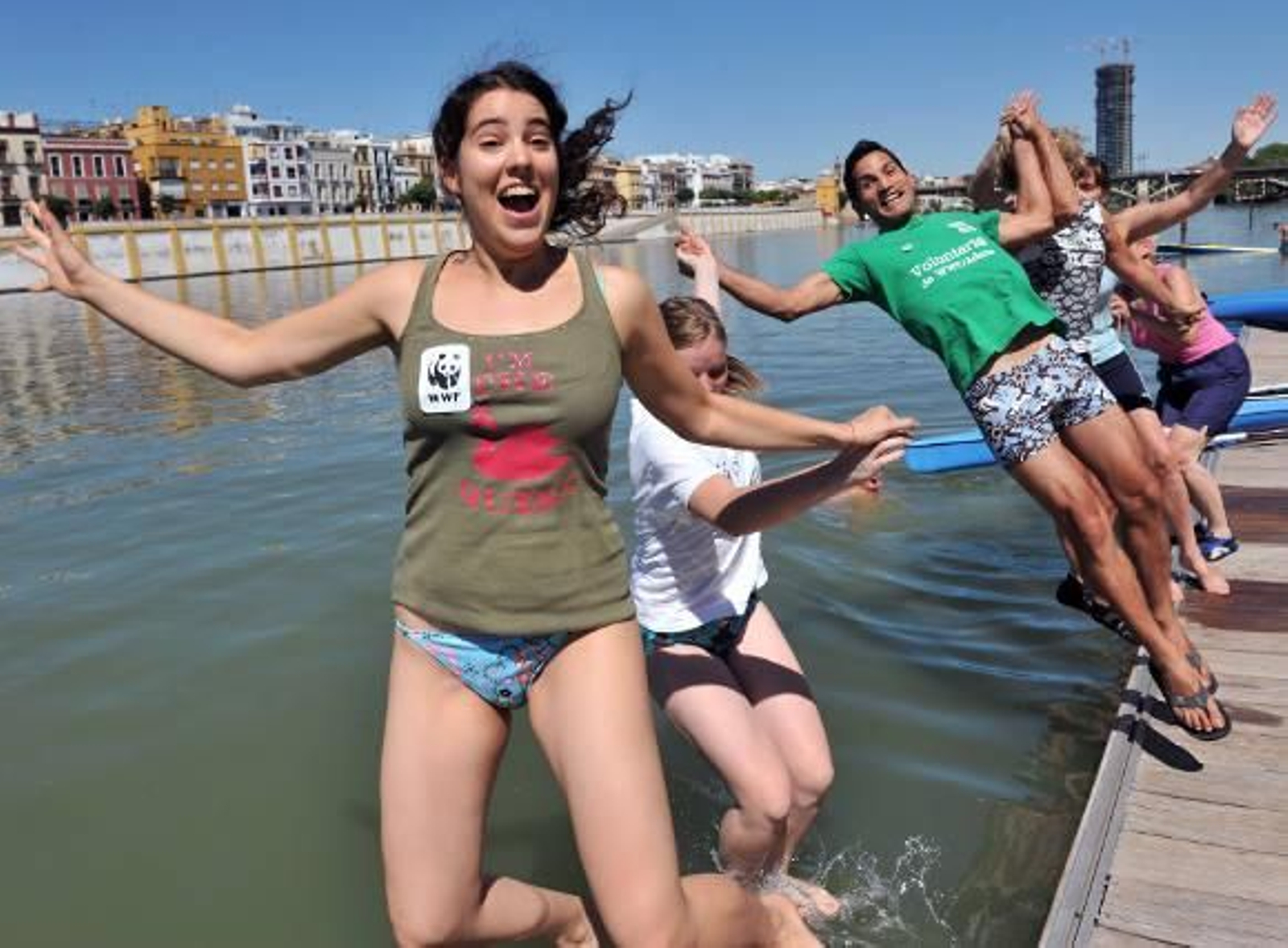 Un salto al Guadalquivir por un río limpio y sin contaminación