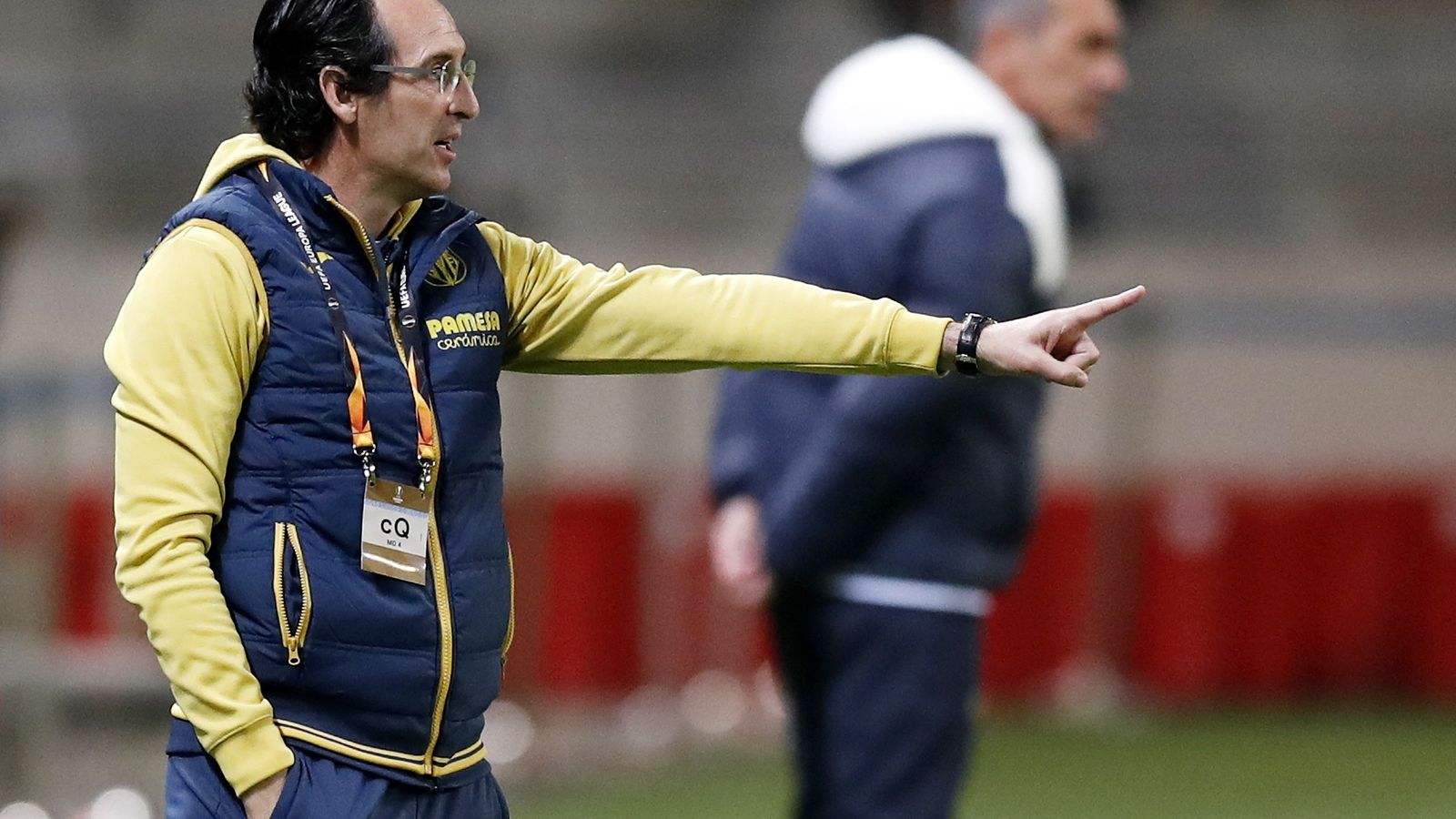 Unai Emery, entrenador del Villarreal.
