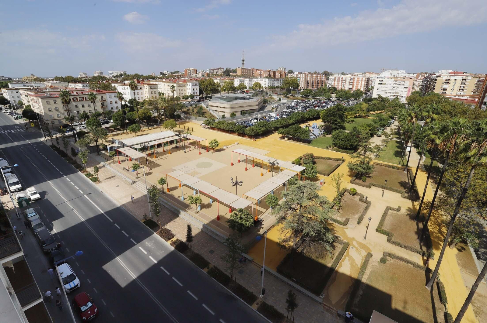 Un paseo en imágenes por la Plaza del Antiguo Estadio y sus alrededores