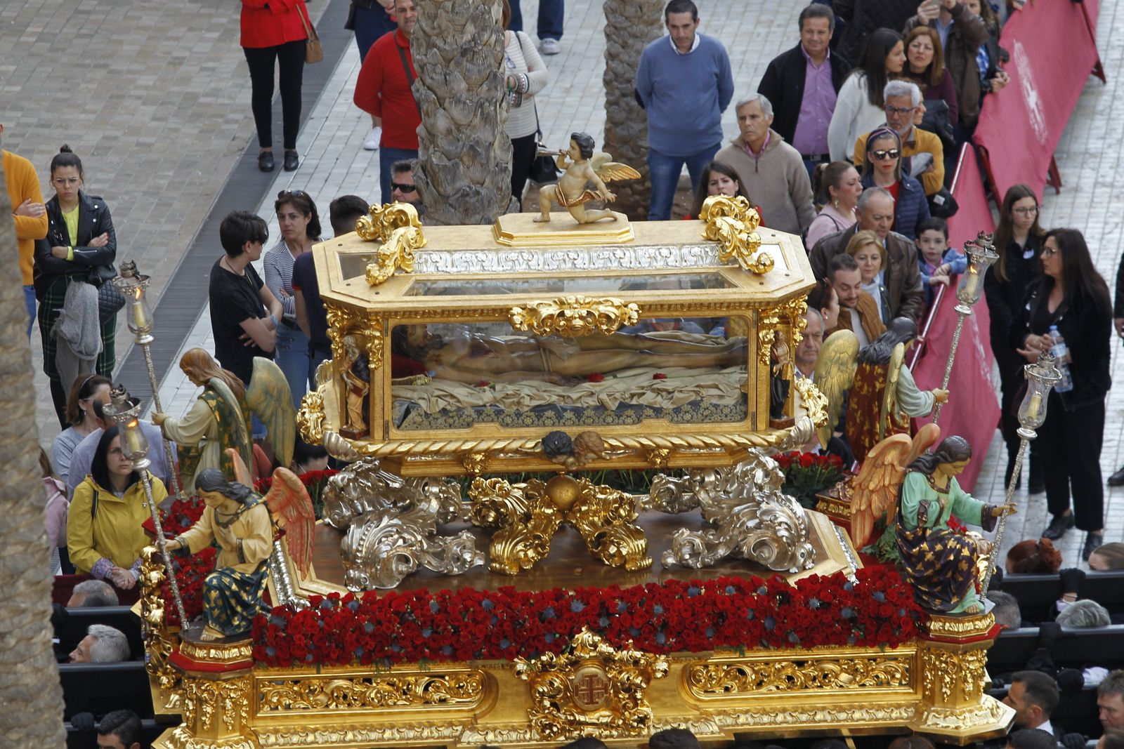 Imágenes de la Procesión del Entierro, Viernes Santo. Semana Santa Almería 2019