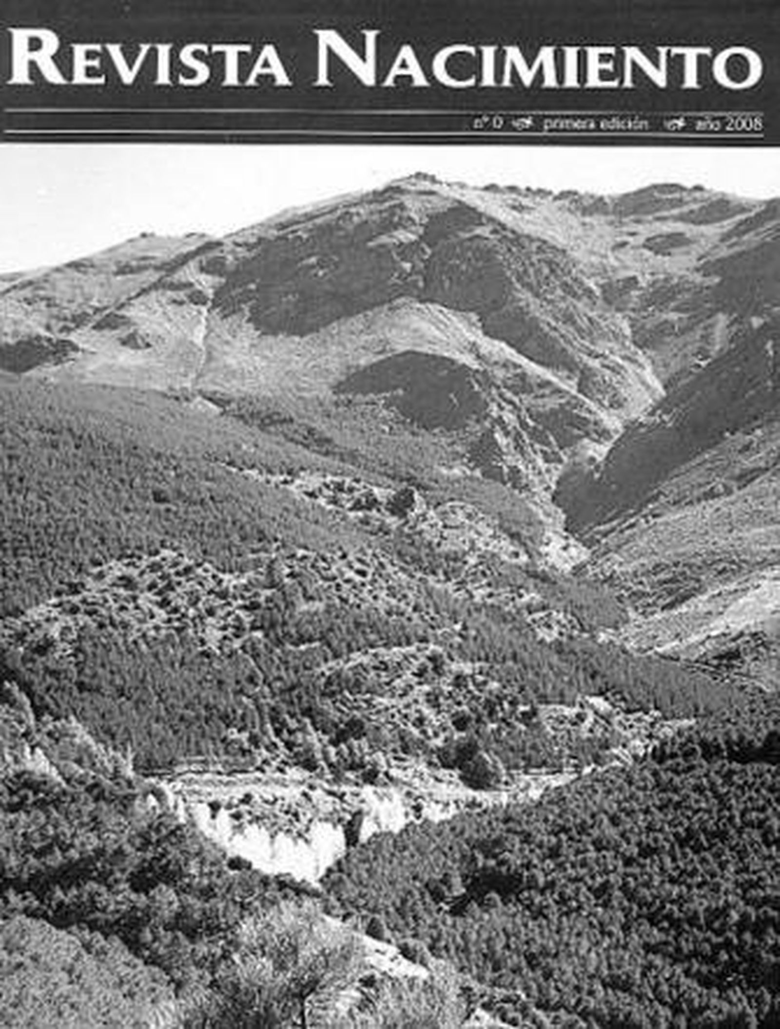La primera portada de la 'Revista Nacimiento'.