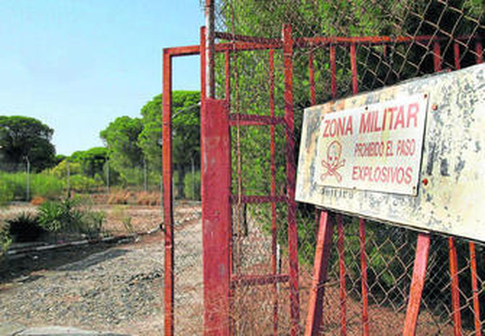 Una imagen de los polvorines de la Sierra de San Cristóbal, que aún están en manos del Ministerio de Defensa.