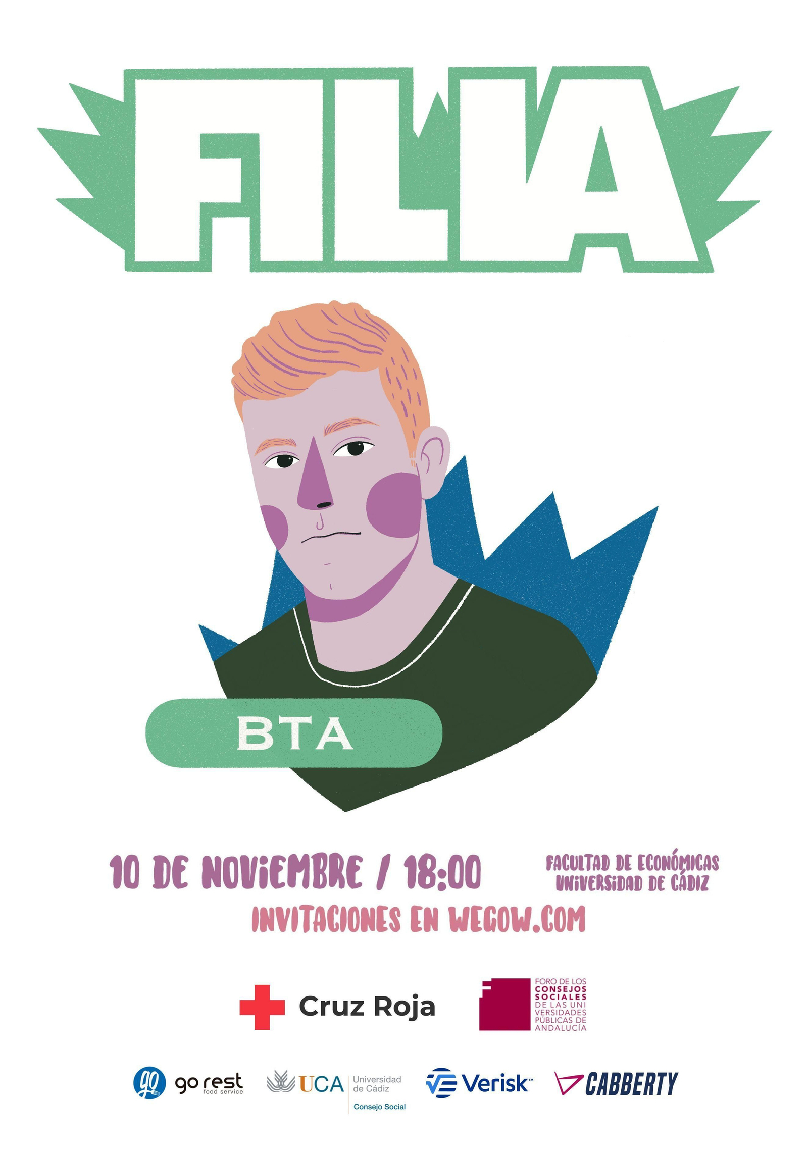 Cartel de Filia para Cádiz.